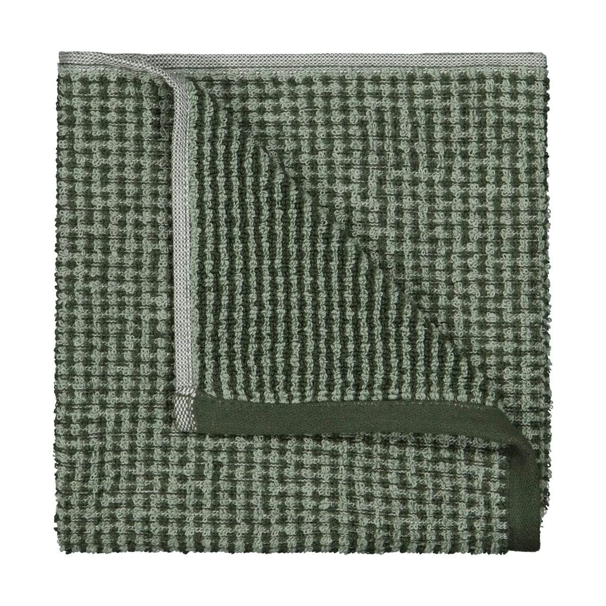 1 Mini Waffle Cotton Hand Towel - Olive, 1 of 6