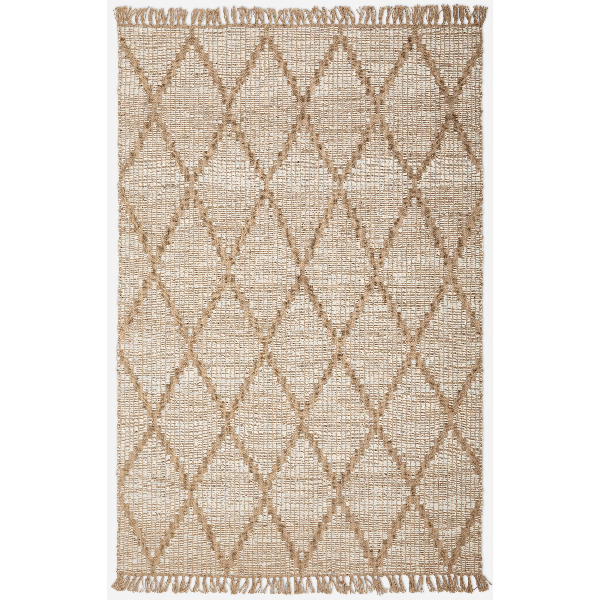 2 Common Ground Rugs Lombok 380x280 Rug - Beige, 2 of 6
