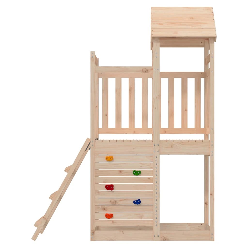 2 vidaXL Outdoor Playset Pine Wood - Brown, 2 of 7