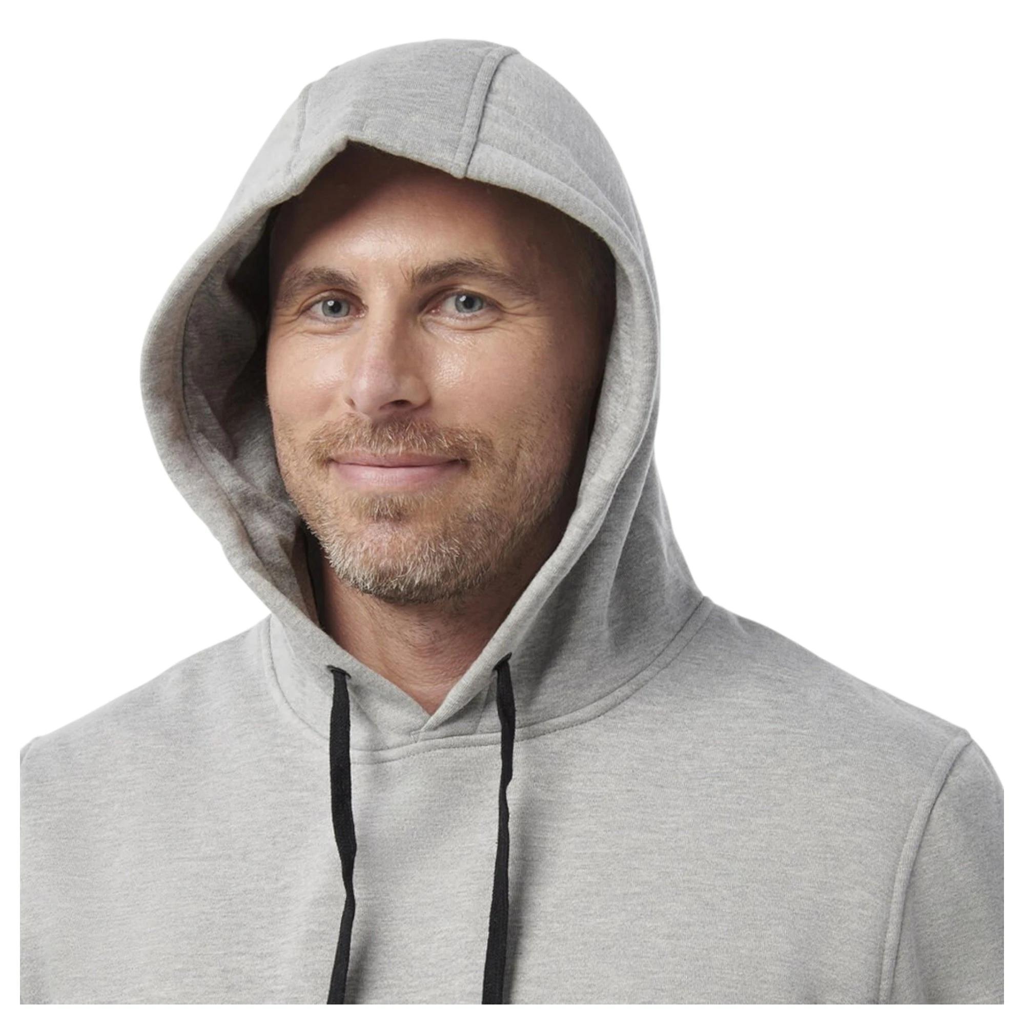 6 KingGee Mens Originals Fleece Hoodie GREY, 6 of 7