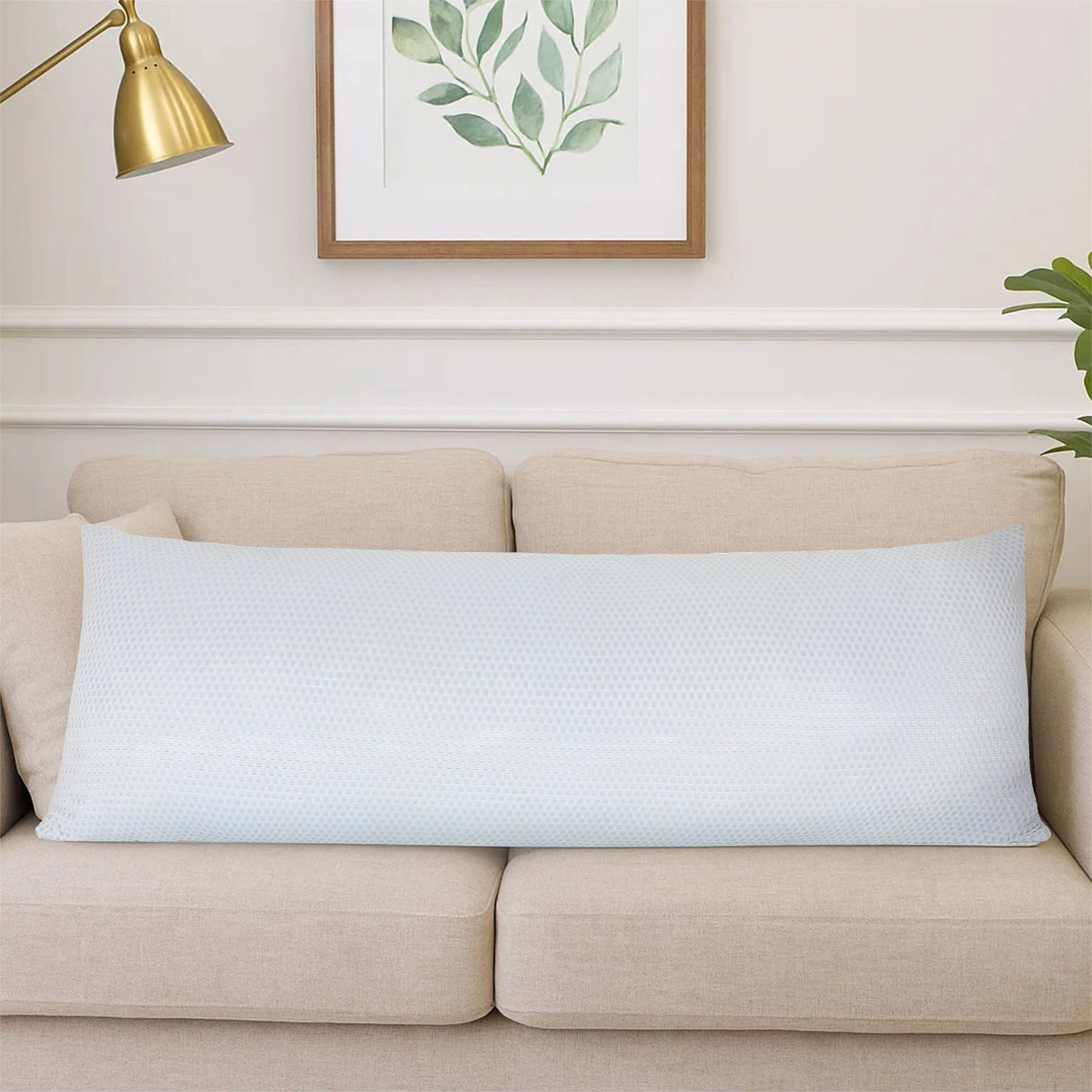 7 Dreamz Full Body Long Pillow Memory Foam Soft Maternity Pregnancy Nursing Cover, 7 of 9