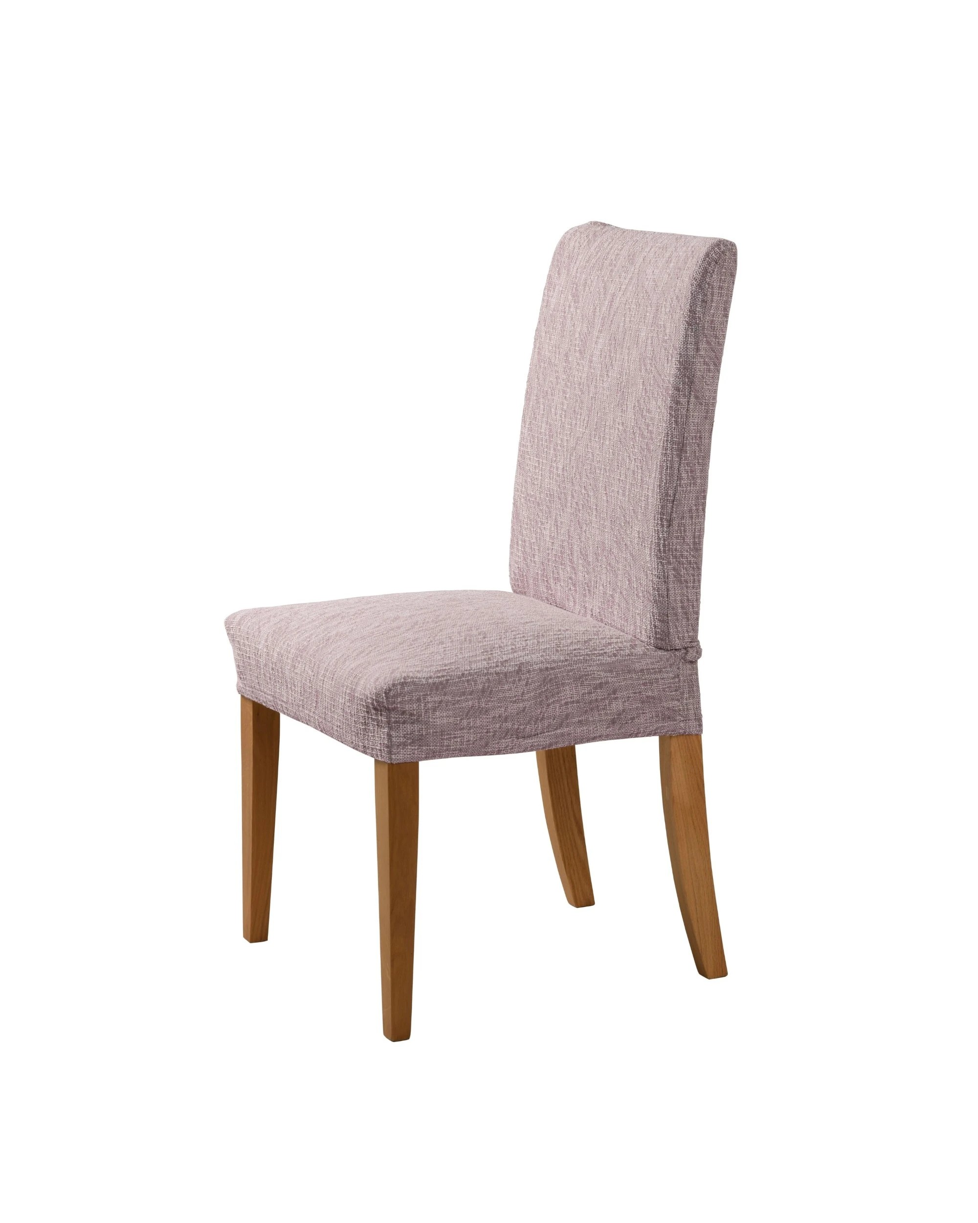 2 Sherwood Faux Linen Stretch Fit Chair Cover - Rose, 2 of 3