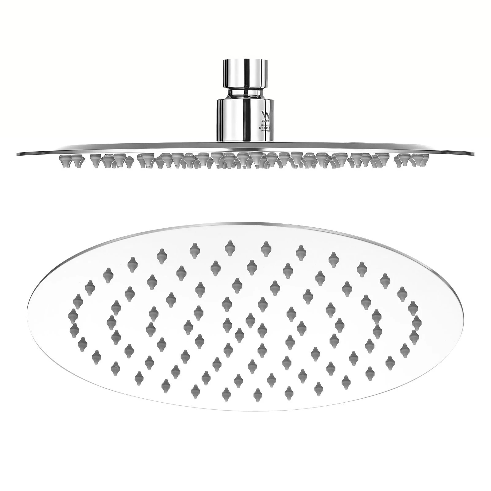 4 Ausway 10 Inch Round Rainfall Shower Head 250mm High Pressure Overhead Showerhead Stainless Steel Chrome Fi, 4 of 6