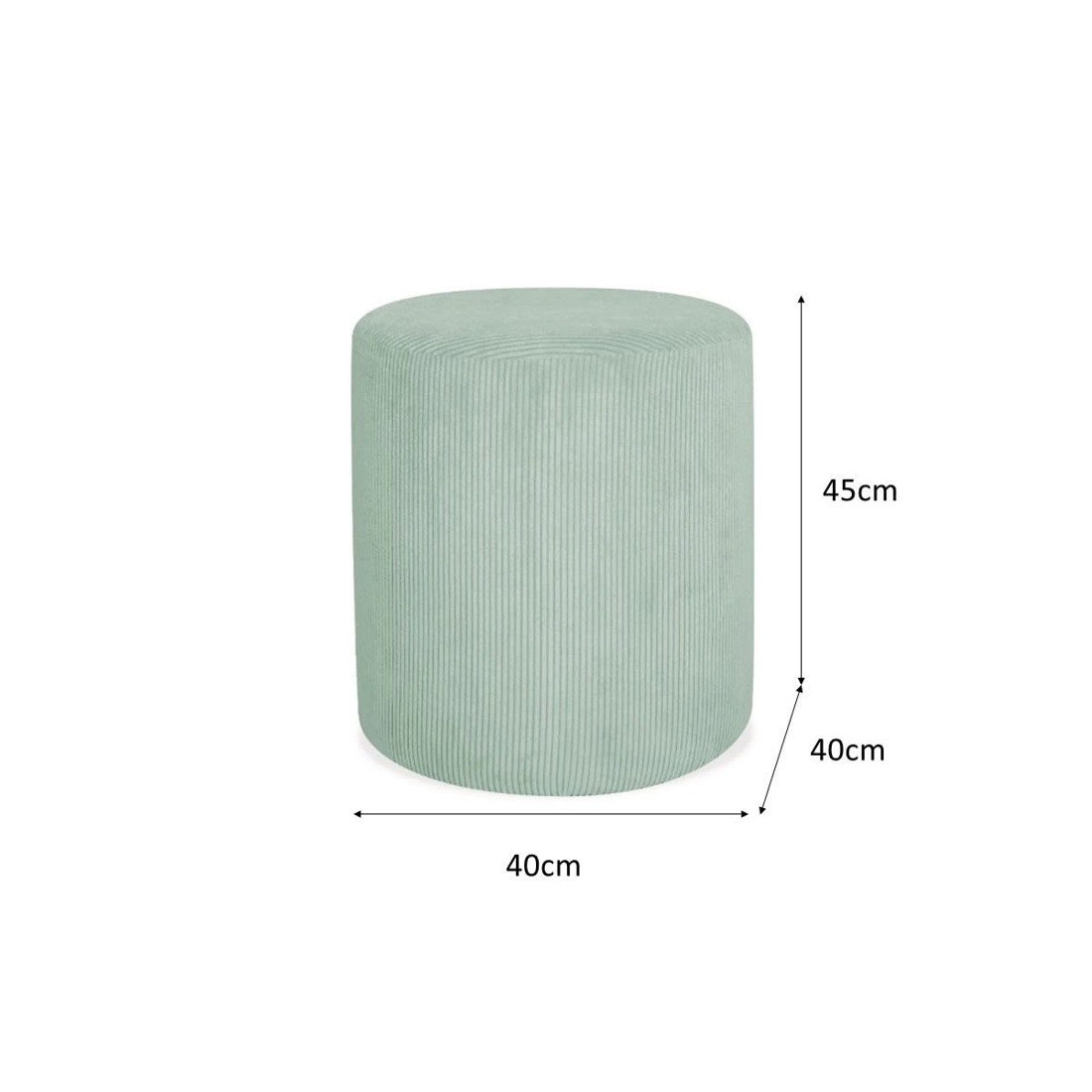 7 Quinn Ottoman - Sage, 7 of 7