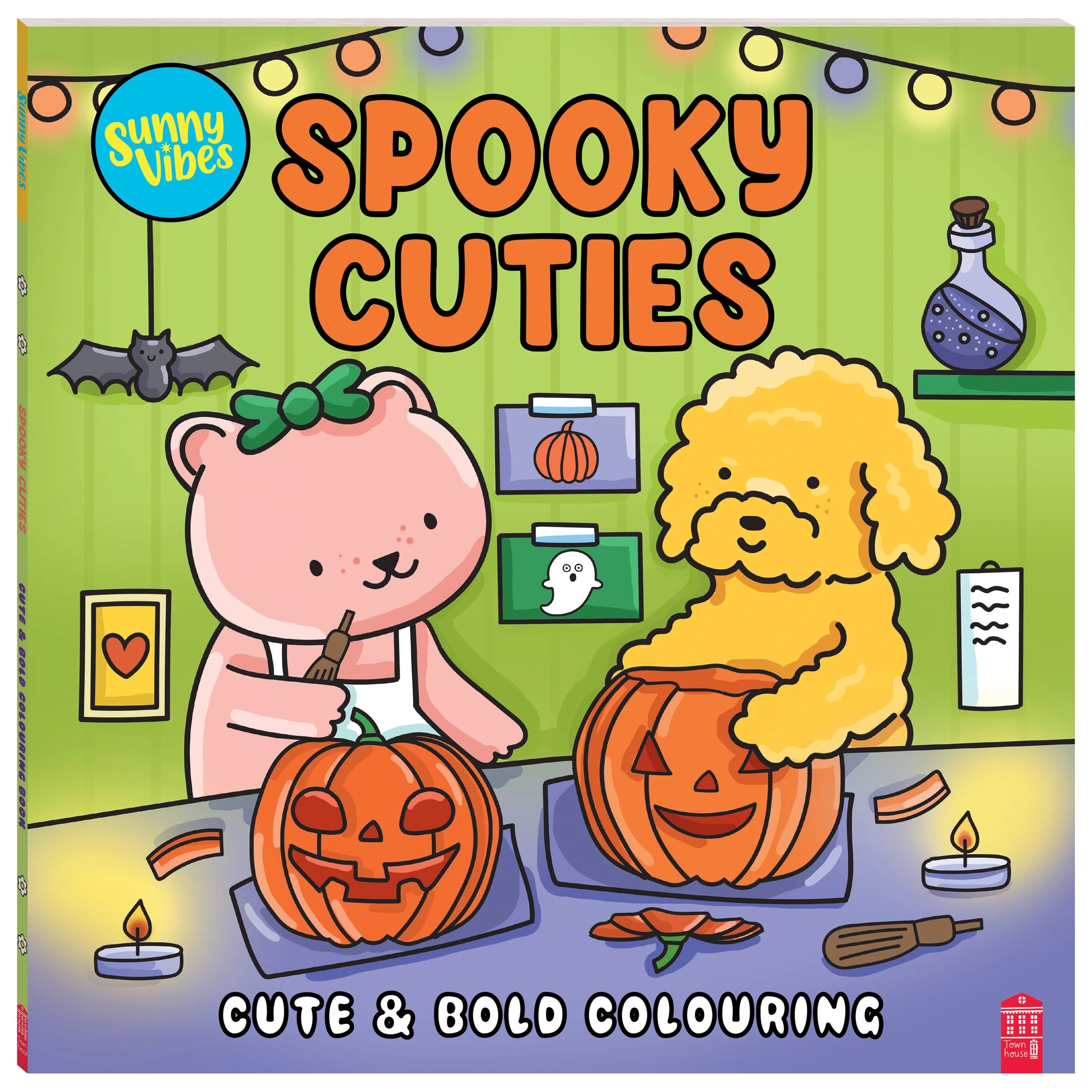 1 Sunny Vibes: Spooky Cuties Cute & Bold Colouring Book, 1 of 5
