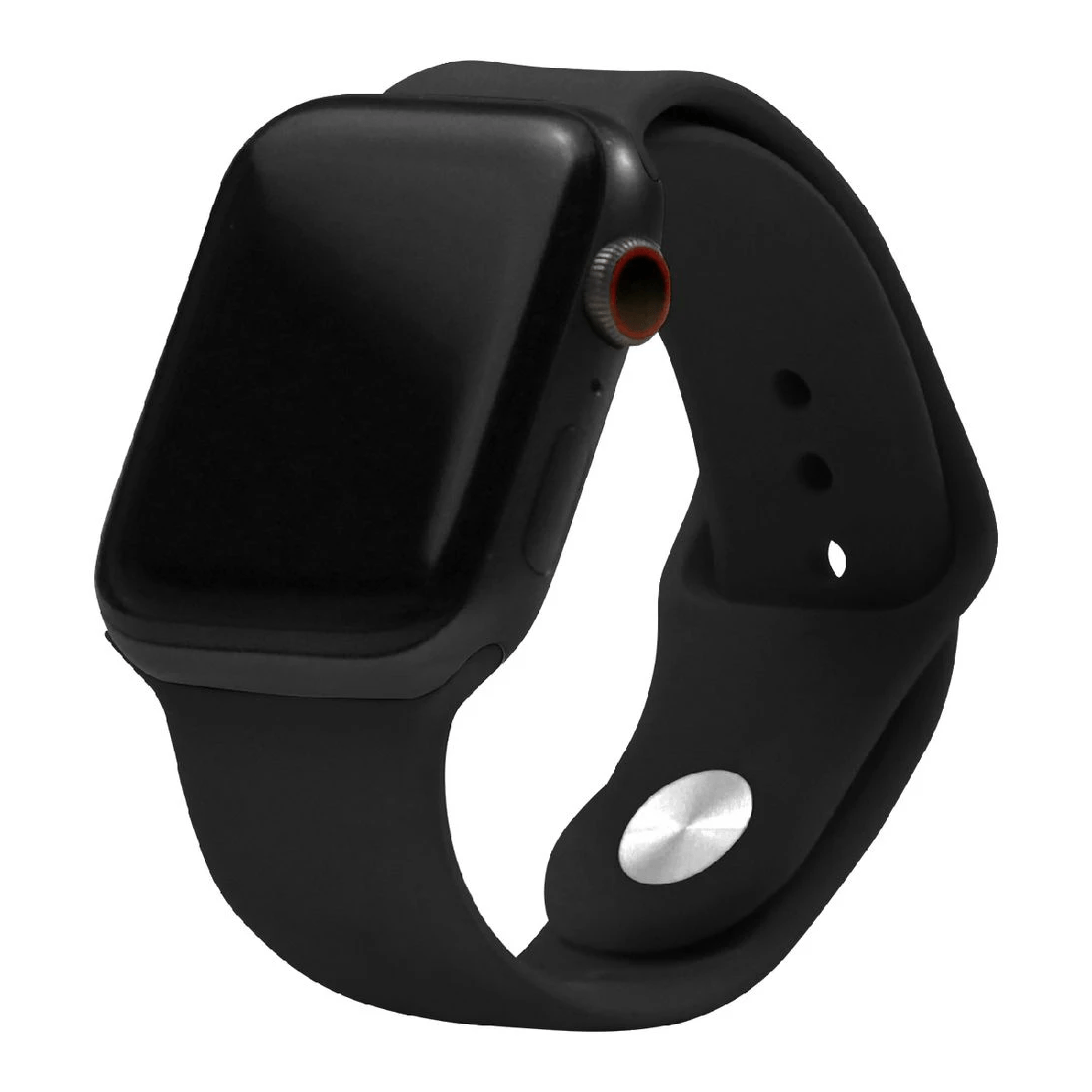 1 Otto Apple Watch Silicone Band Series 4-9/SE 40-41mm Black, 1 of 4