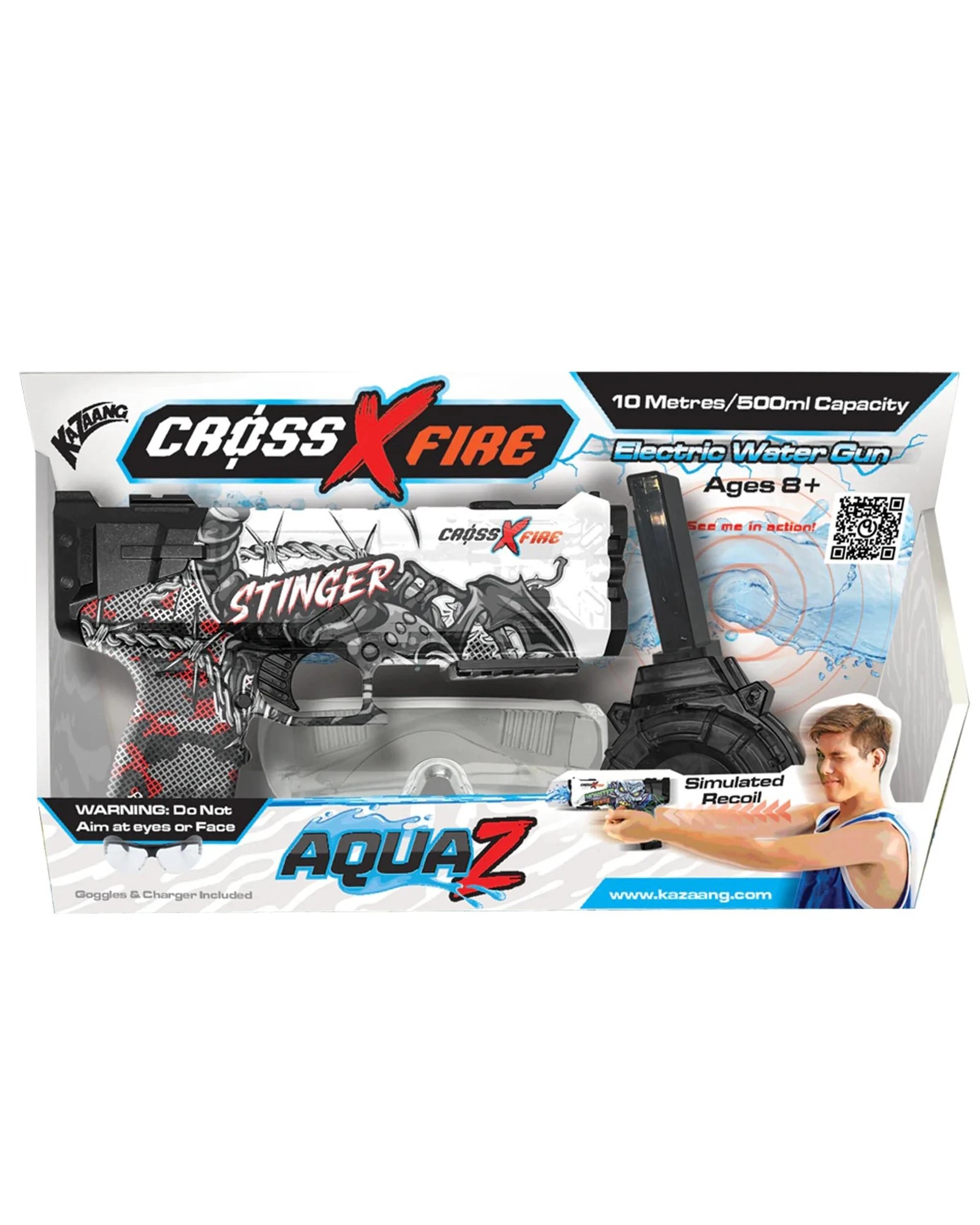 1 CrossXFire AquaZ Stinger Electric Water Gun, 1 of 5