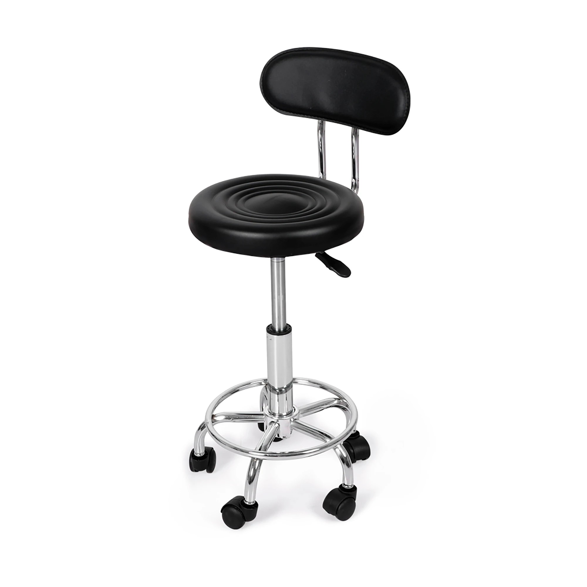 2 Levede 2x Salon Stool Swivel Hydraulic Lift - Black, 2 of 8