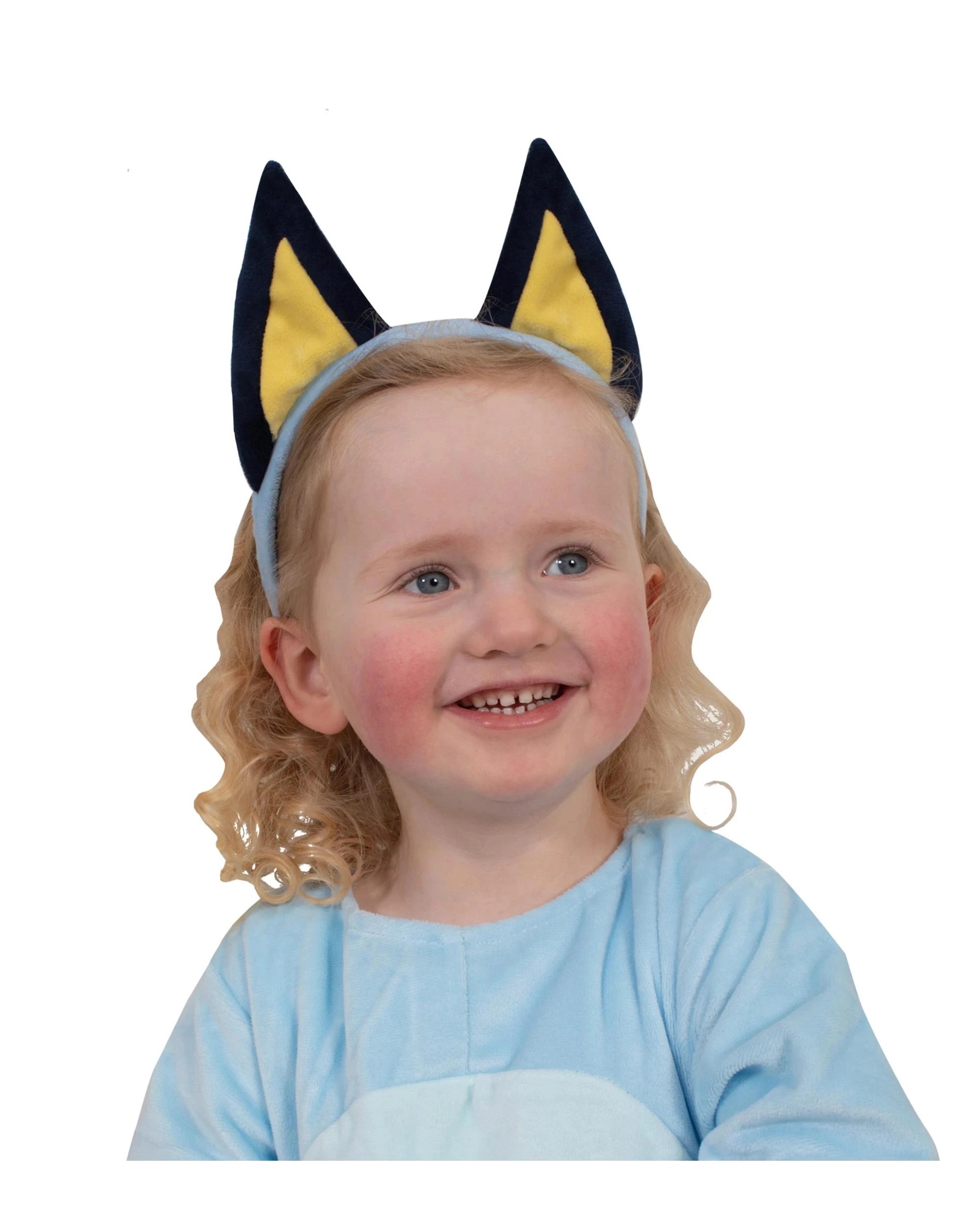 2 Bluey Plush Ears Child Headband - Blue, 2 of 4
