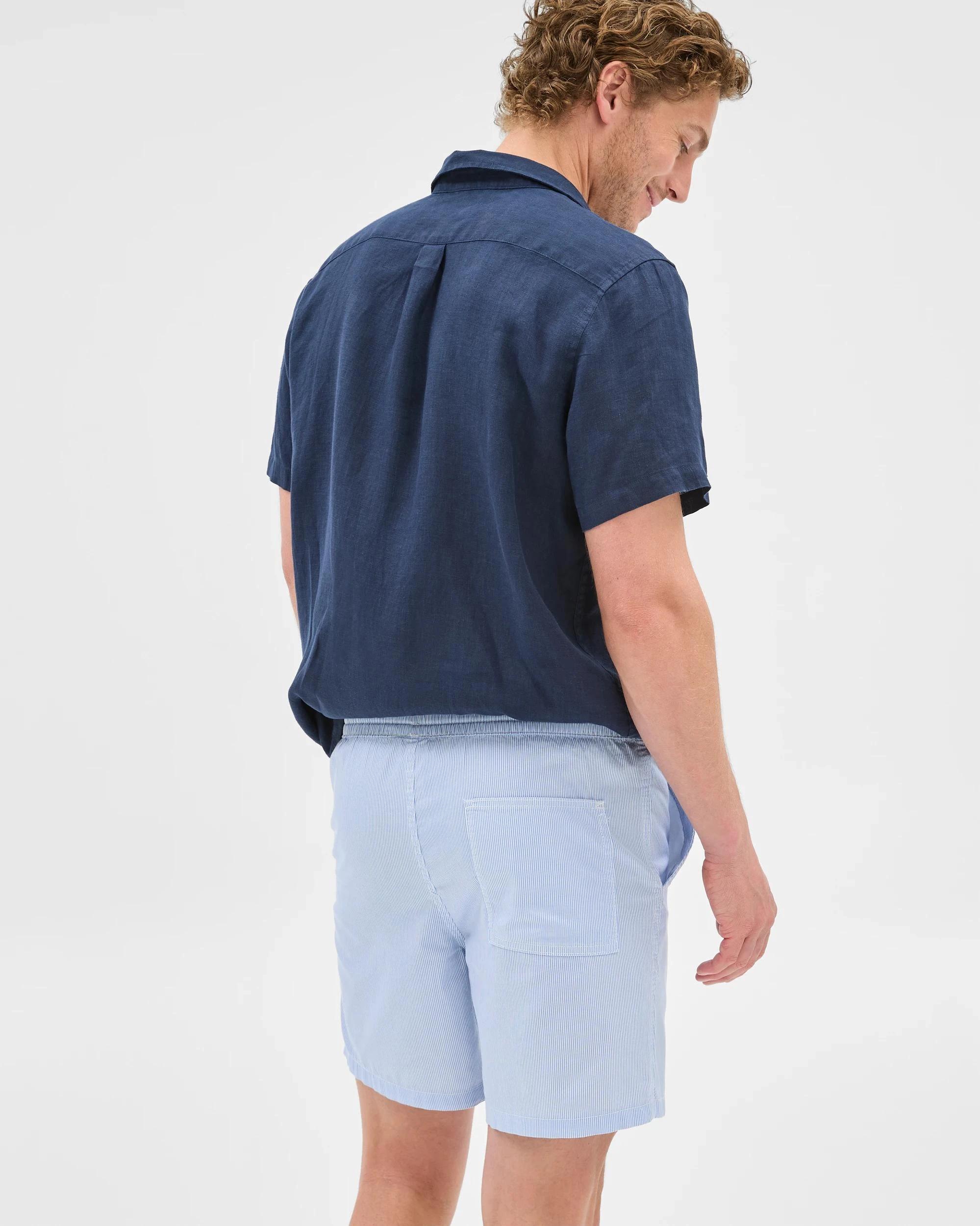 7 Target Australian Cotton Micro Stripe Shorts LIGHT BLUE, 7 of 7