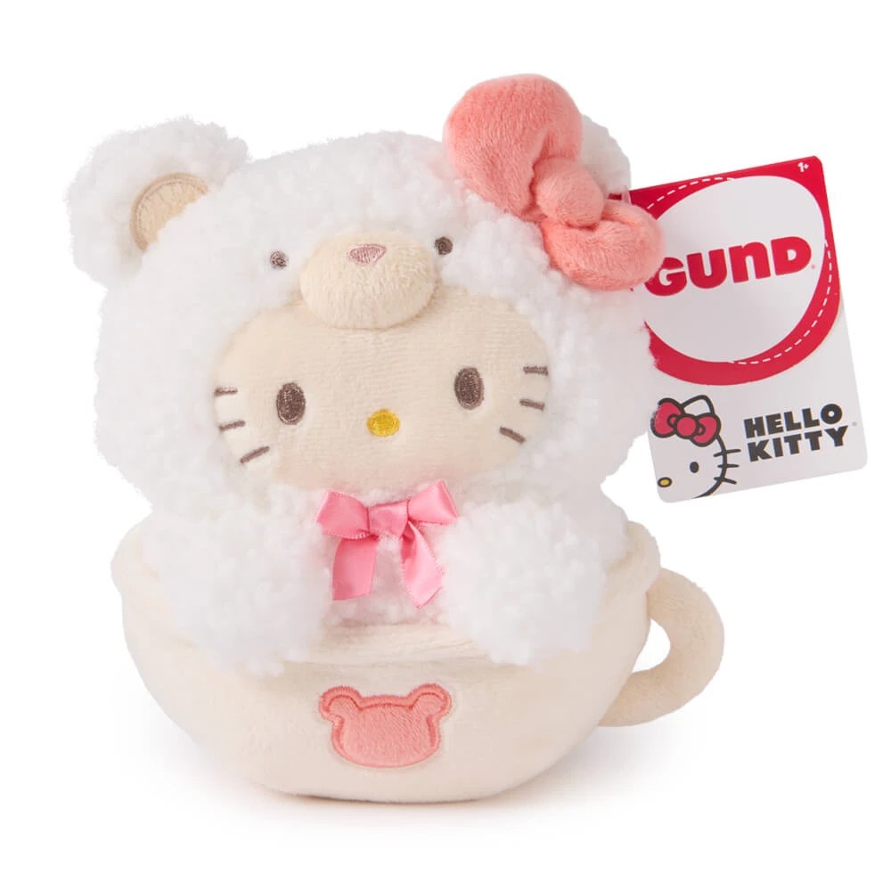 1 Hello Kitty - Latte Bear 15cm Soft Toy, Plush, 1 of 5