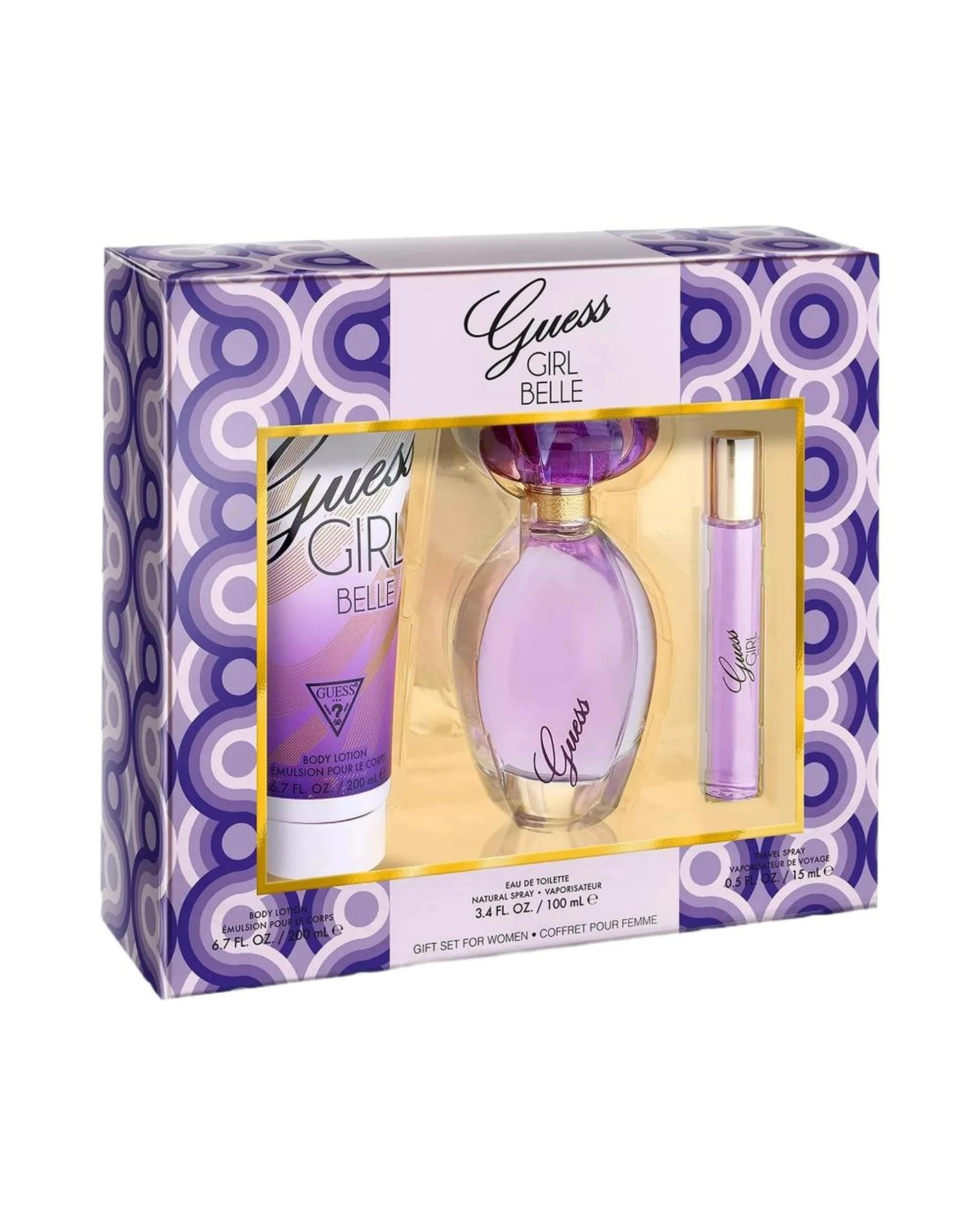 1 Guess Girl Belle 3 Piece 100ml Eau de Toilette, 1 of 1