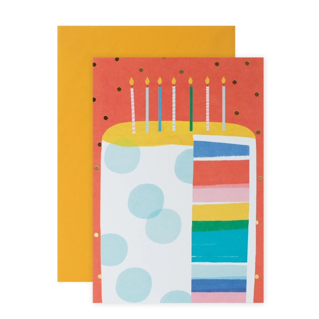 1 Hallmark Birthday Card - Colourful Birthday Cake, 1 of 3