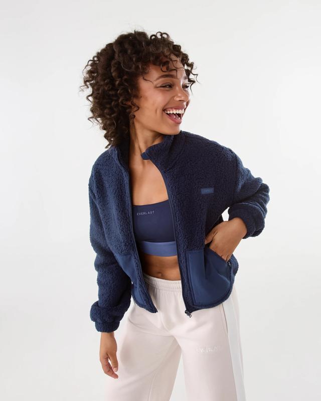 Everlast Womens Sherpa Bomber Ja