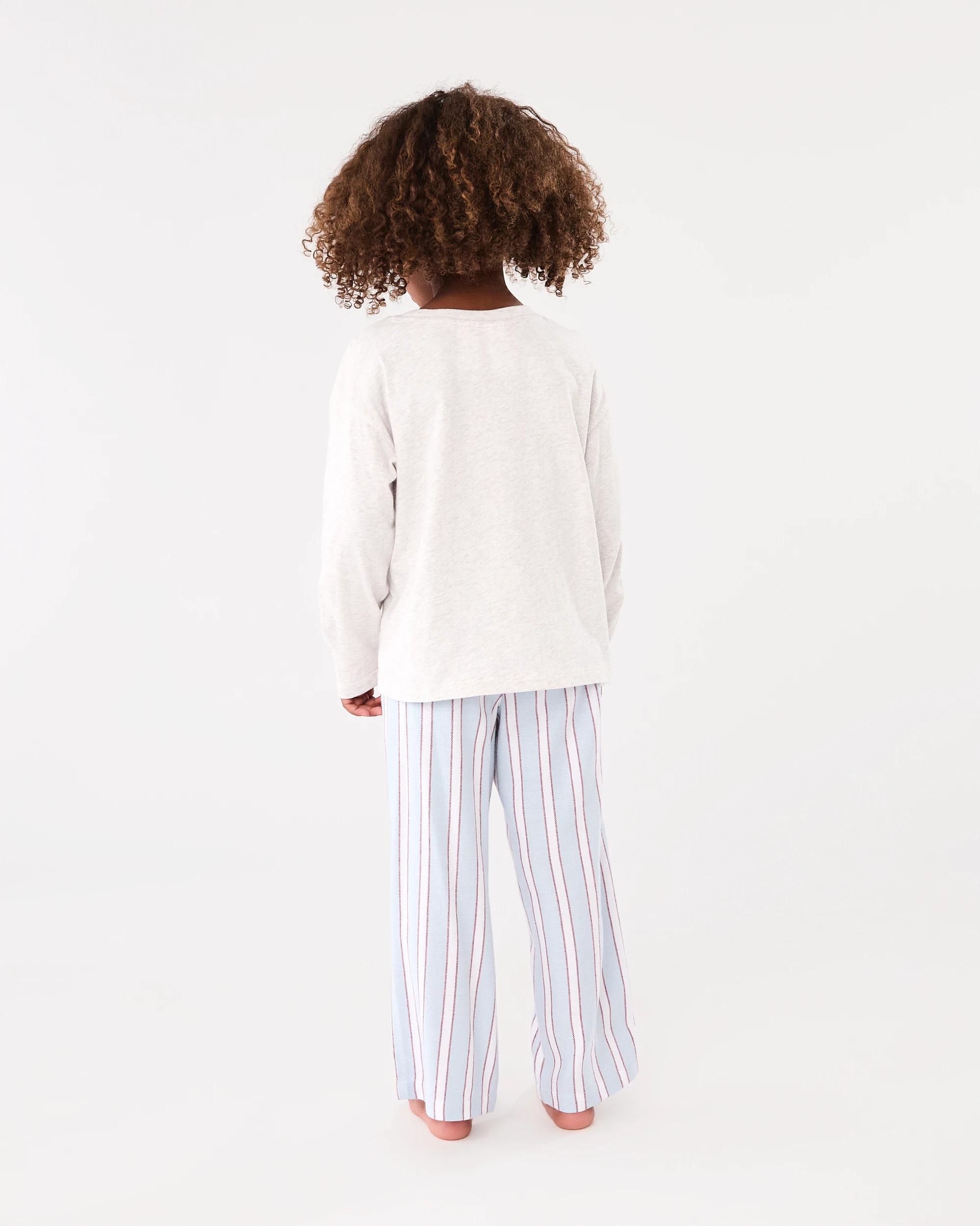 2 Knit Woven Pyjama Set Gry Bear, 2 of 5