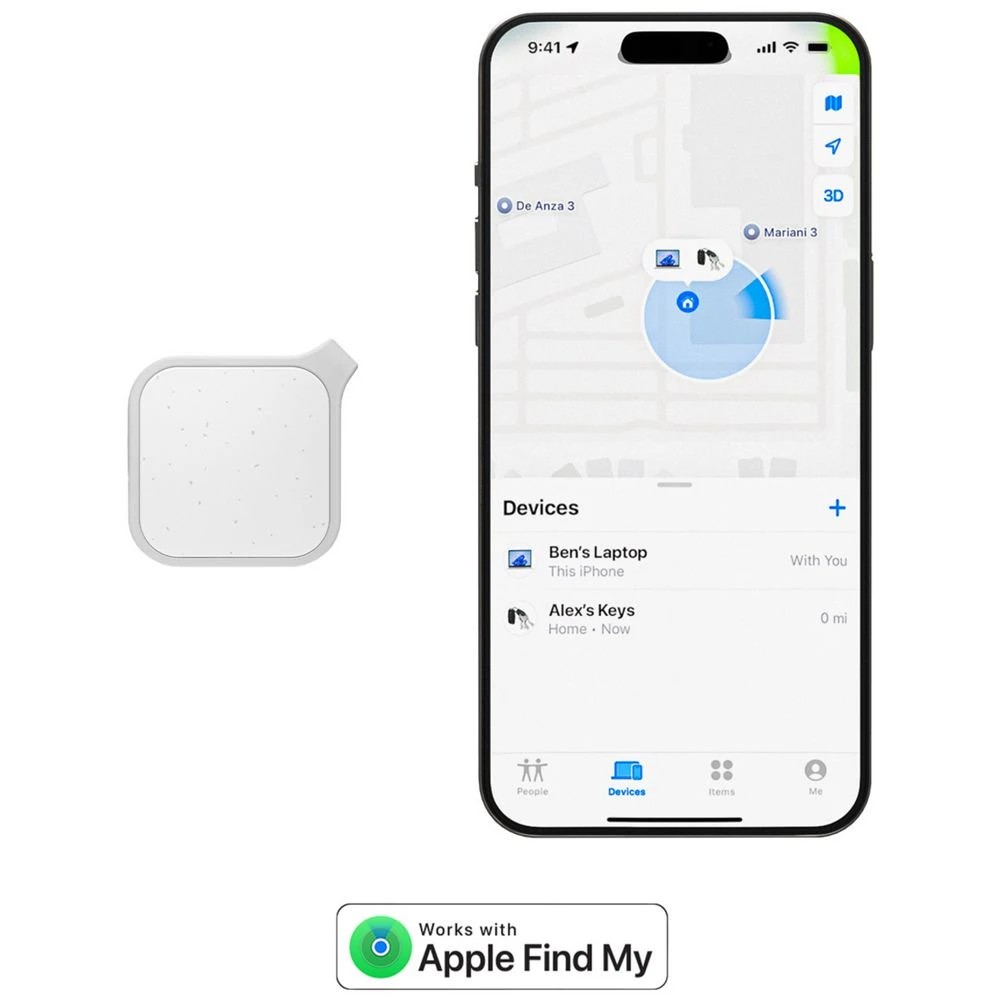 4 Journey Loc8 Finder FOB Apple Sparkle Grey, 4 of 4