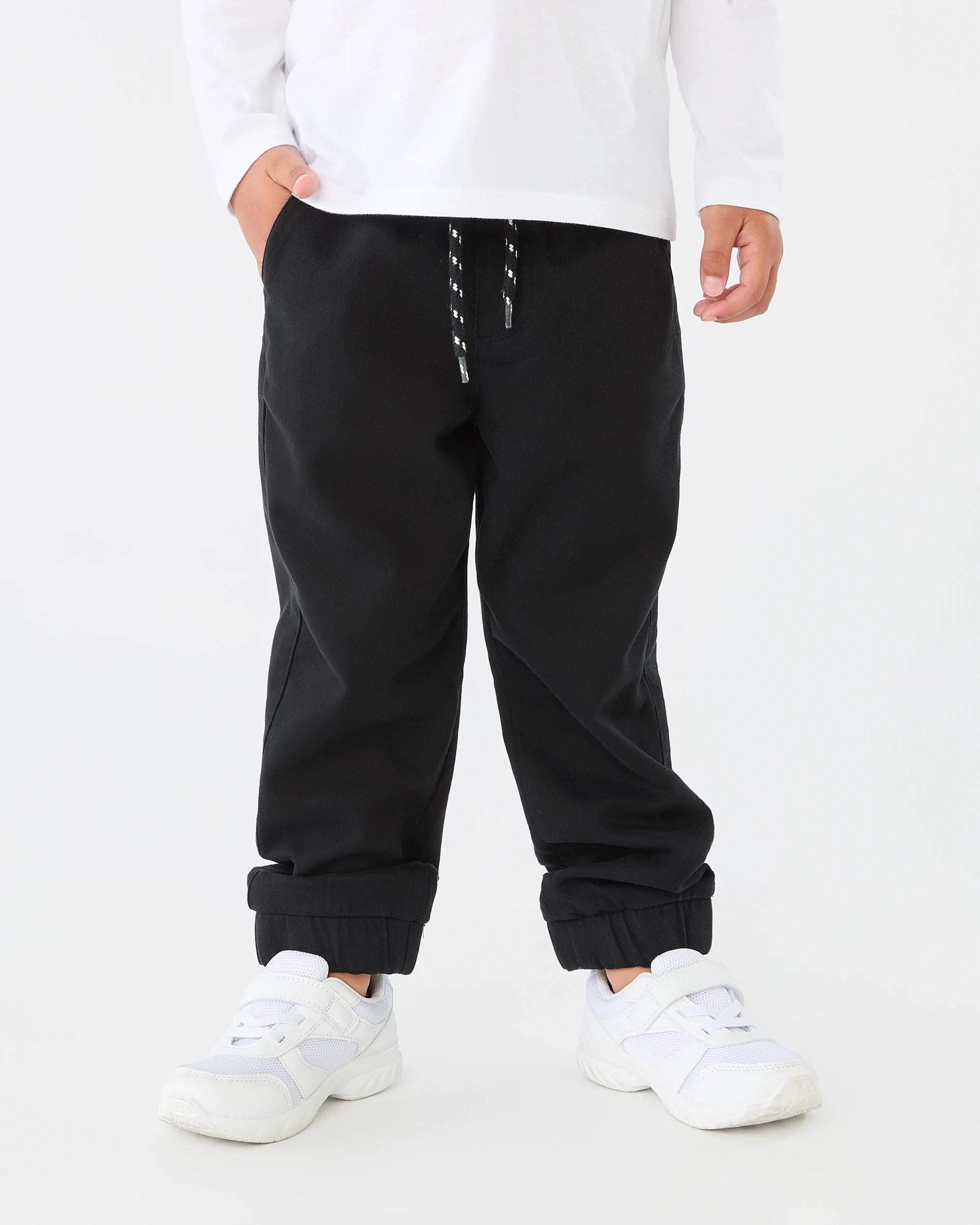 1 Pull-On Knit Joggers Black, 1 of 7