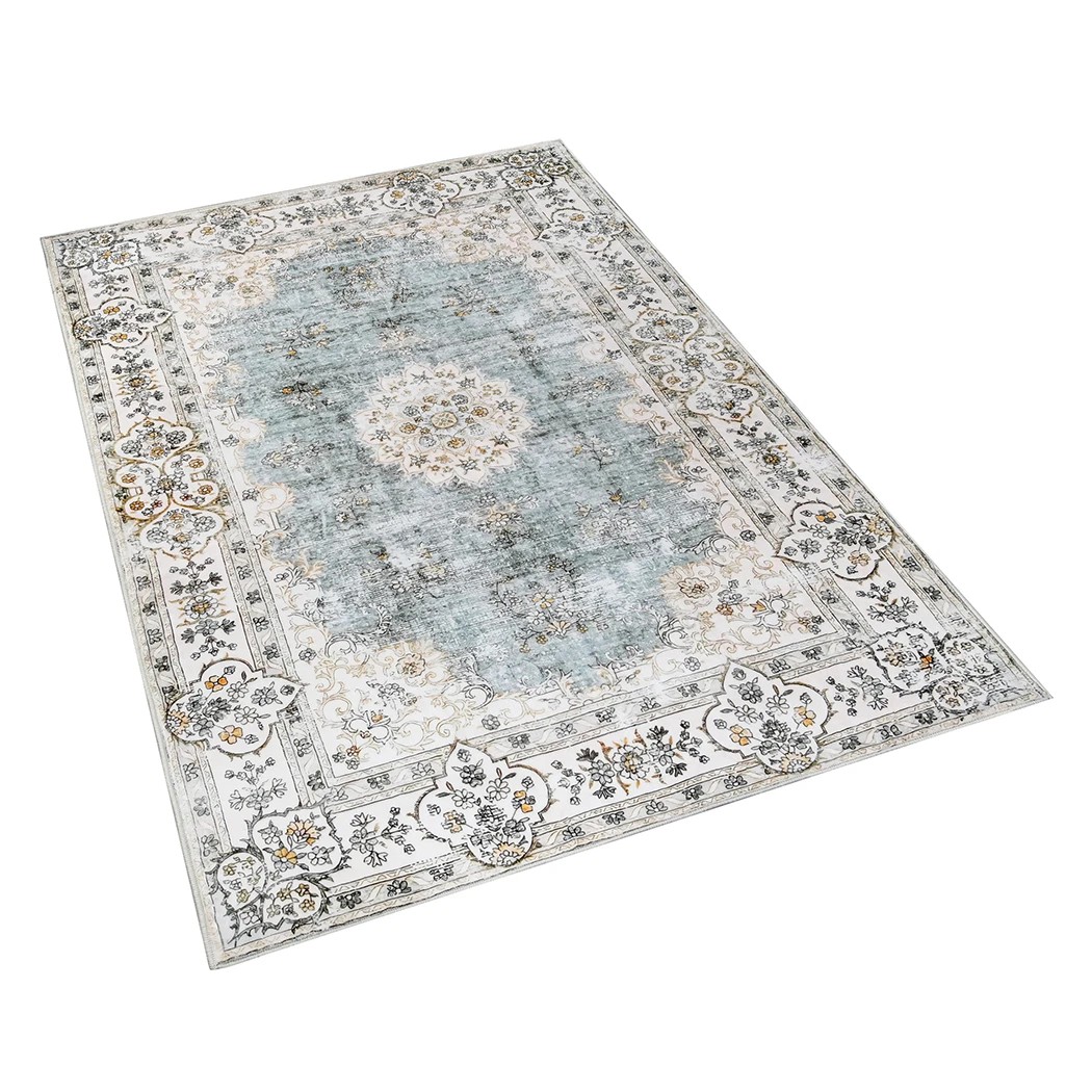 2 Marlow Machine Washable Vintage Floor Rug, 2 of 8