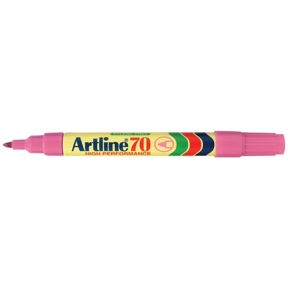 1 Artline 70 Permanent Marker Pink, 1 of 2