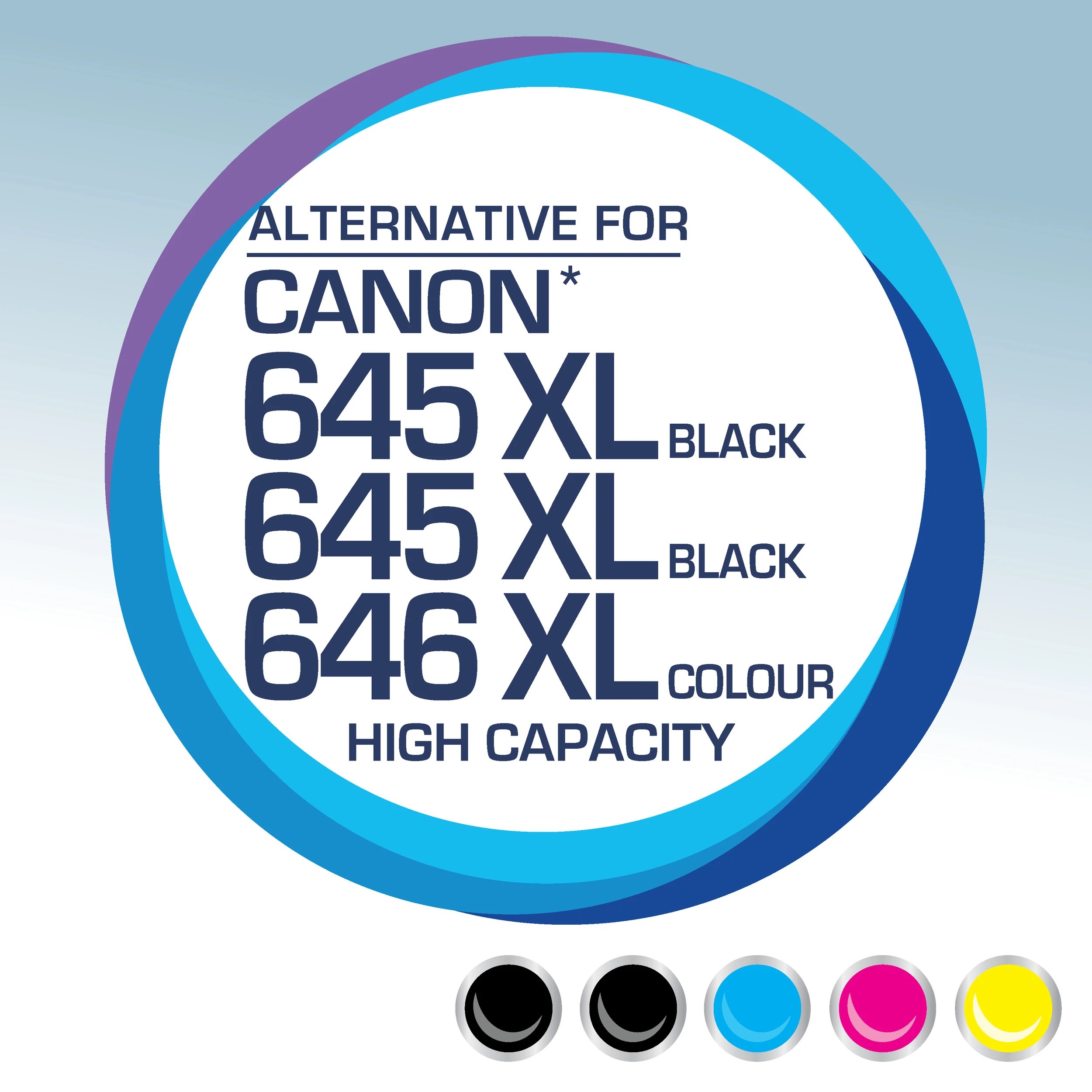 2 3 Pack Calidad High Capacity VPH 855 Ink Cartridges, 2 of 7