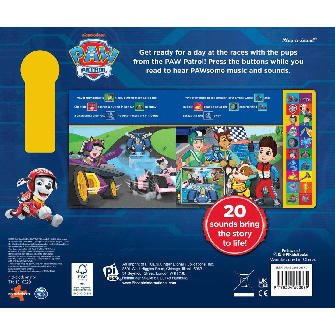 5 Nickelodeon PAW Patrol Race to the Rescue - Sound Book, 5 of 6