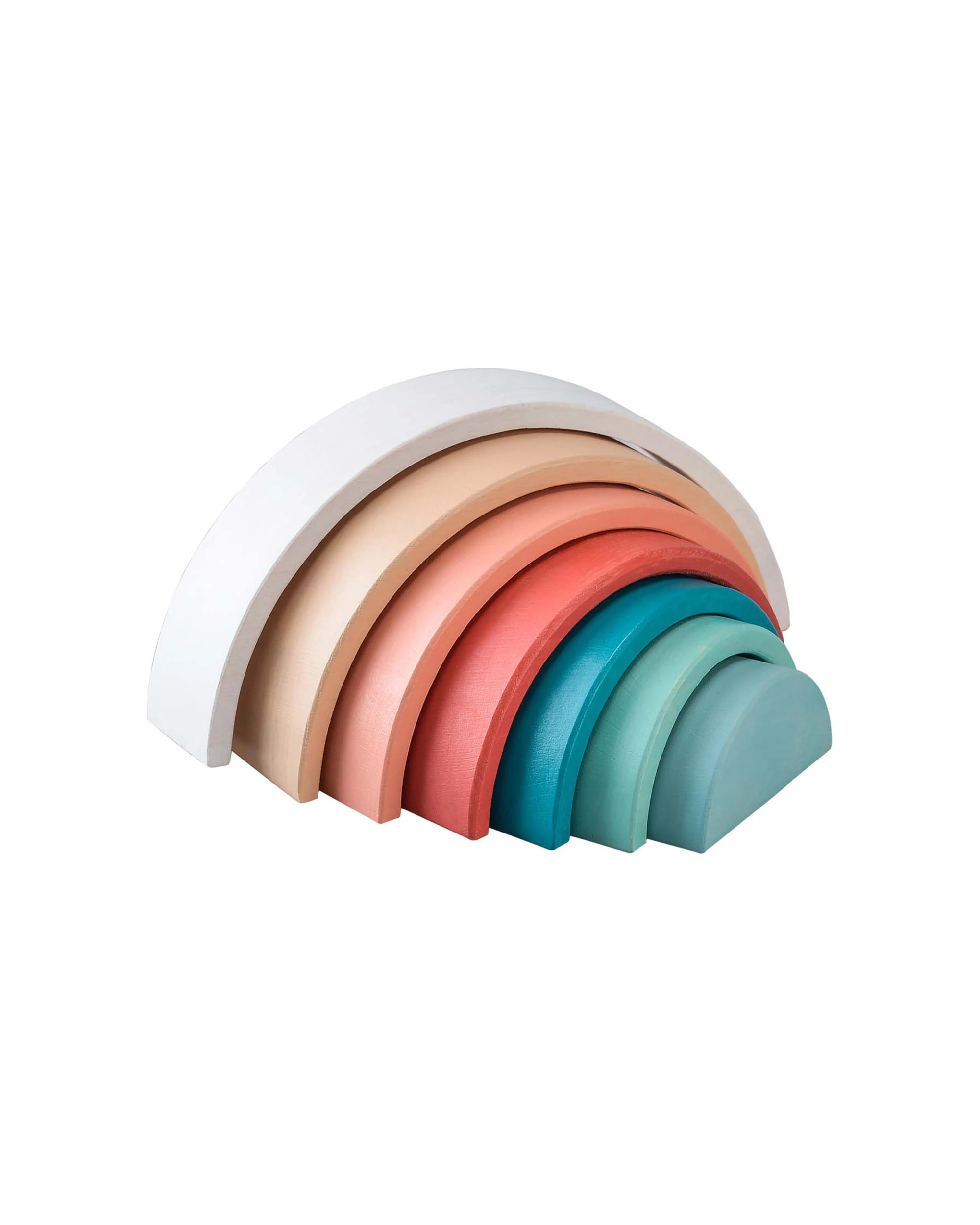4 Kaper Kidz Calm & Breezy Wooden Stacking Rainbow Terracotta Kids Toy - Multi, 4 of 5