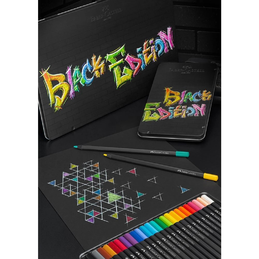 4 Faber-Castell Black Edition Pencils Assorted 12 Pack, 4 of 4