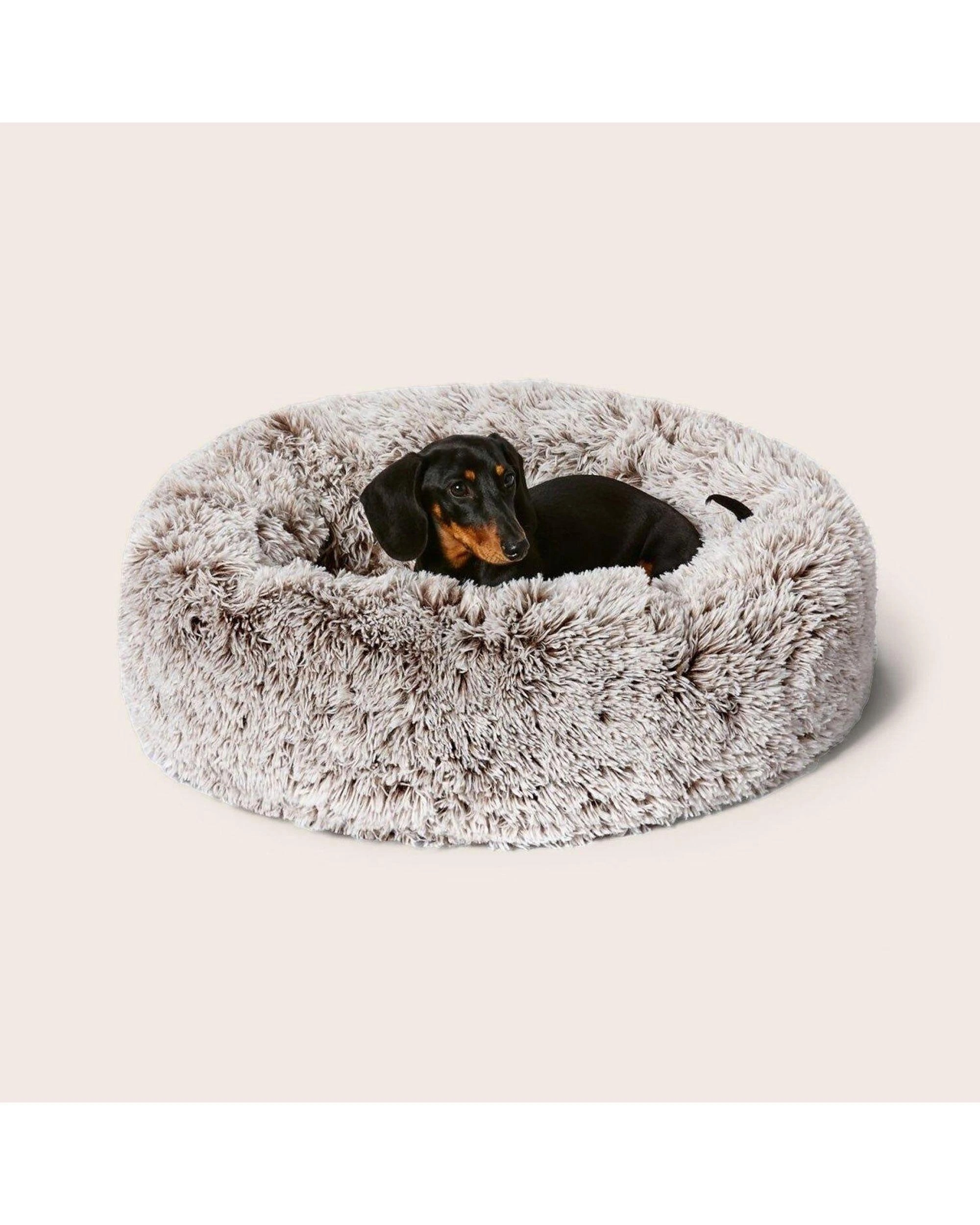 4 Snooza Calming Cuddler Plush Faux Fur Cosy Pet Dog Bed Mink Large, 4 of 5