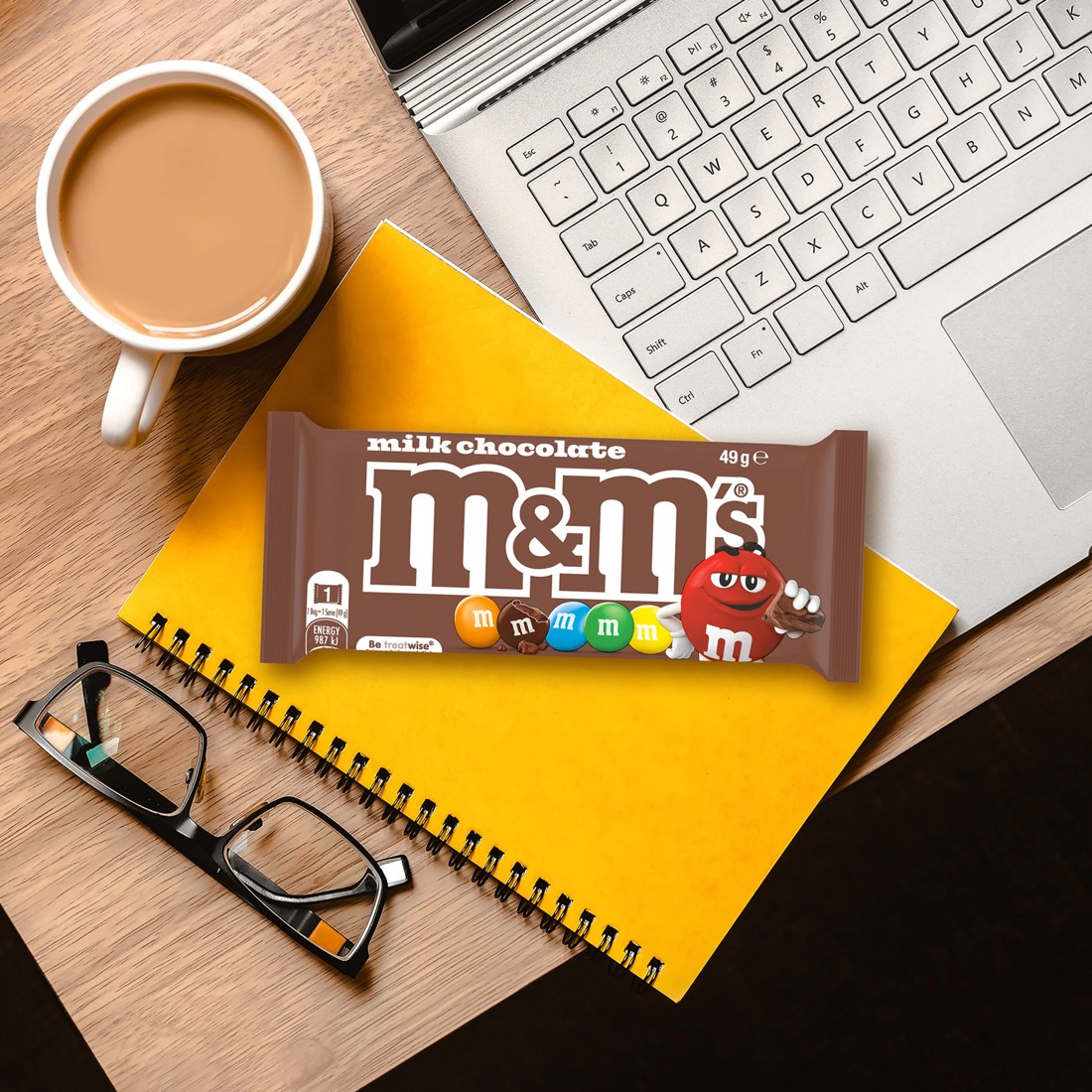 5 M&M's Milk Chocolate Singles Bag 49g, 5 of 6