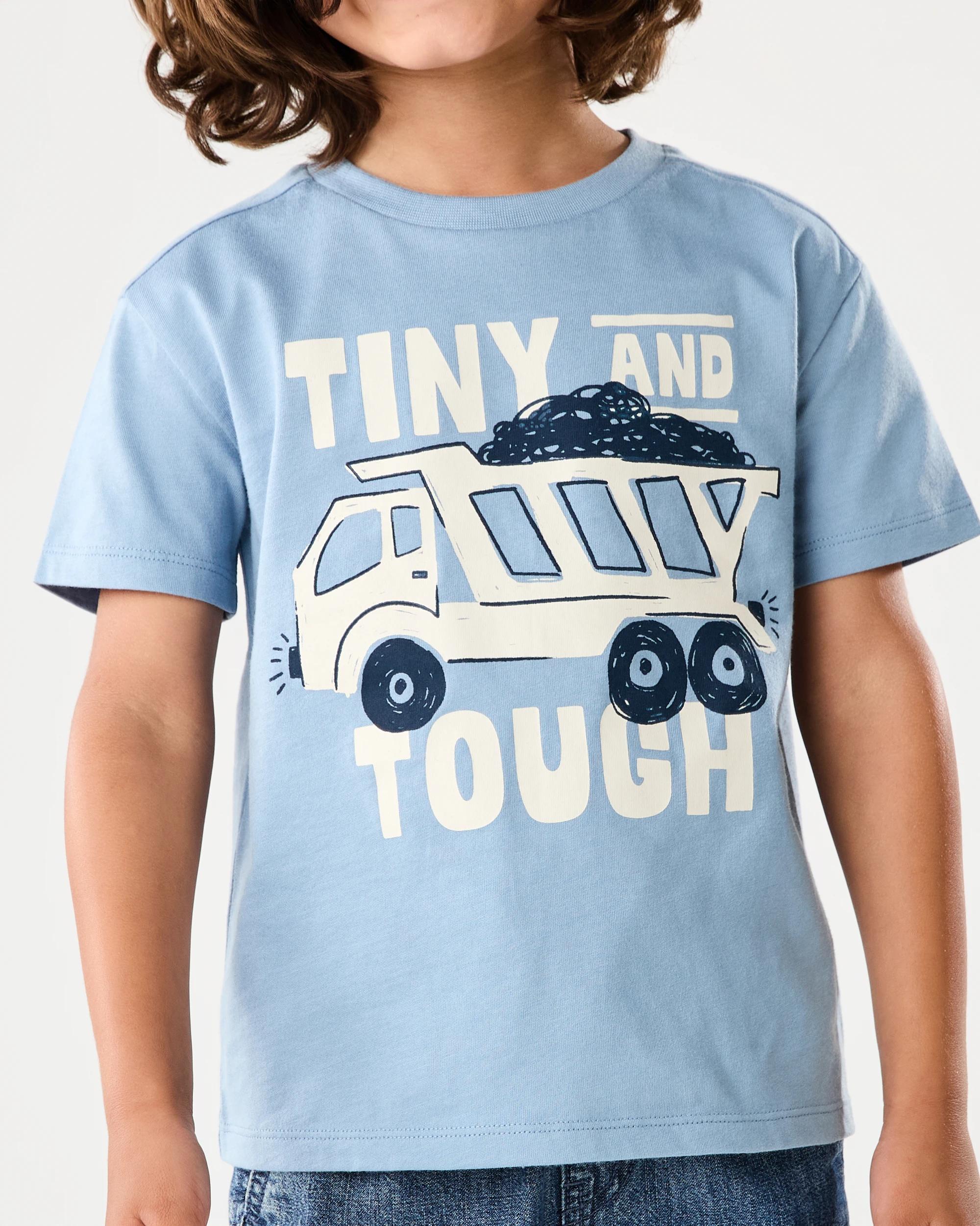 5 Chest Print T-shirt Blu Digger, 5 of 6