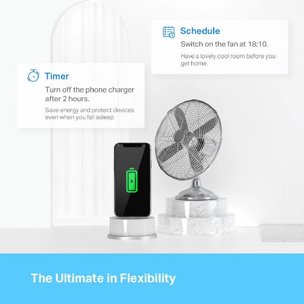 3 TP-Link Tapo P110 Energy Monitoring Smart Plug 2 Pack, 3 of 5