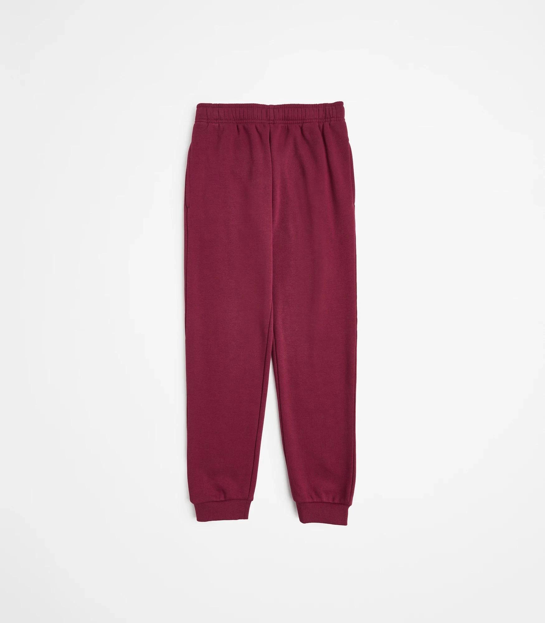 1 Target School Cuffed Trackpants BURGUNDY, 1 of 3