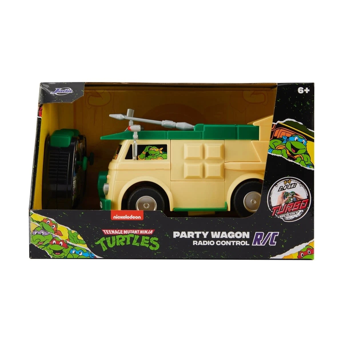 1 Jada Nickelodeon Teenage Mutant Ninja Turtles Radio Control Party Wagon Toy, 1 of 8