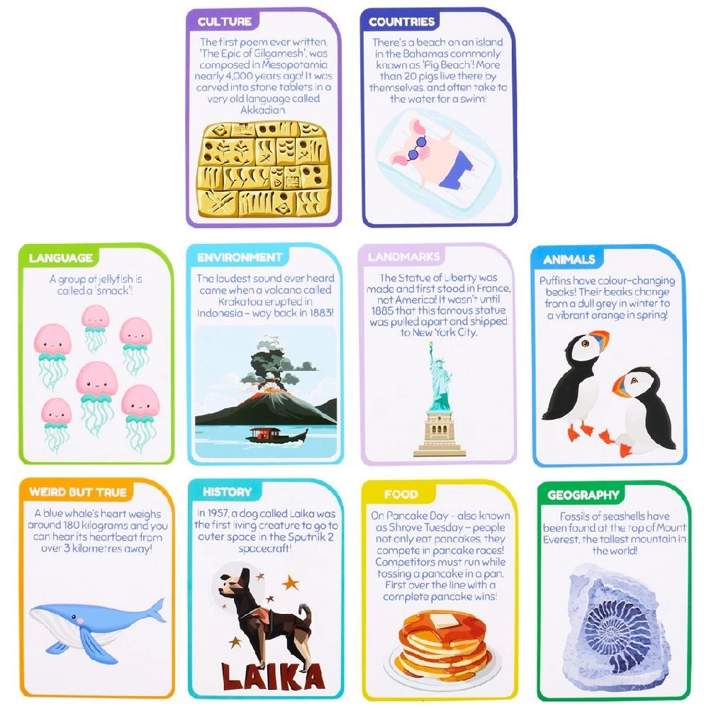 3 Kadink Conversation Cards About the World, 3 of 4