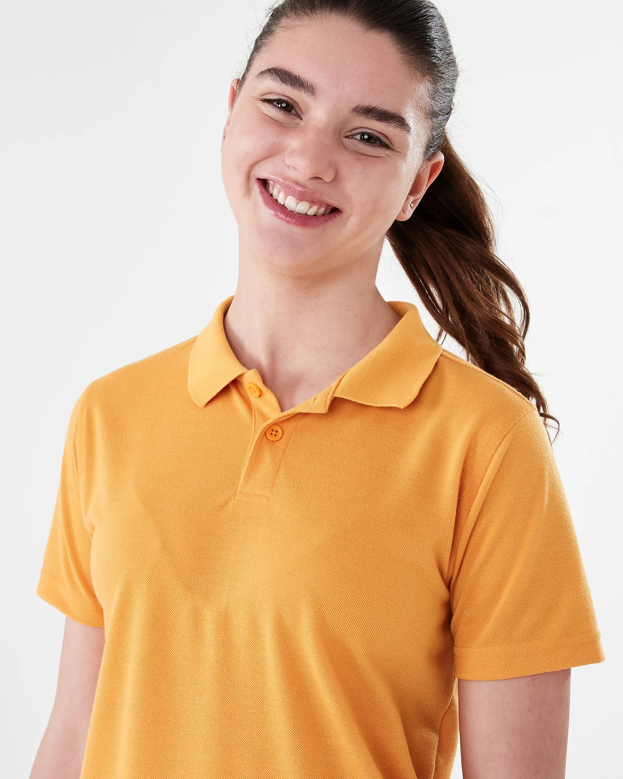 3 School Polo T-shirt Gold, 3 of 6