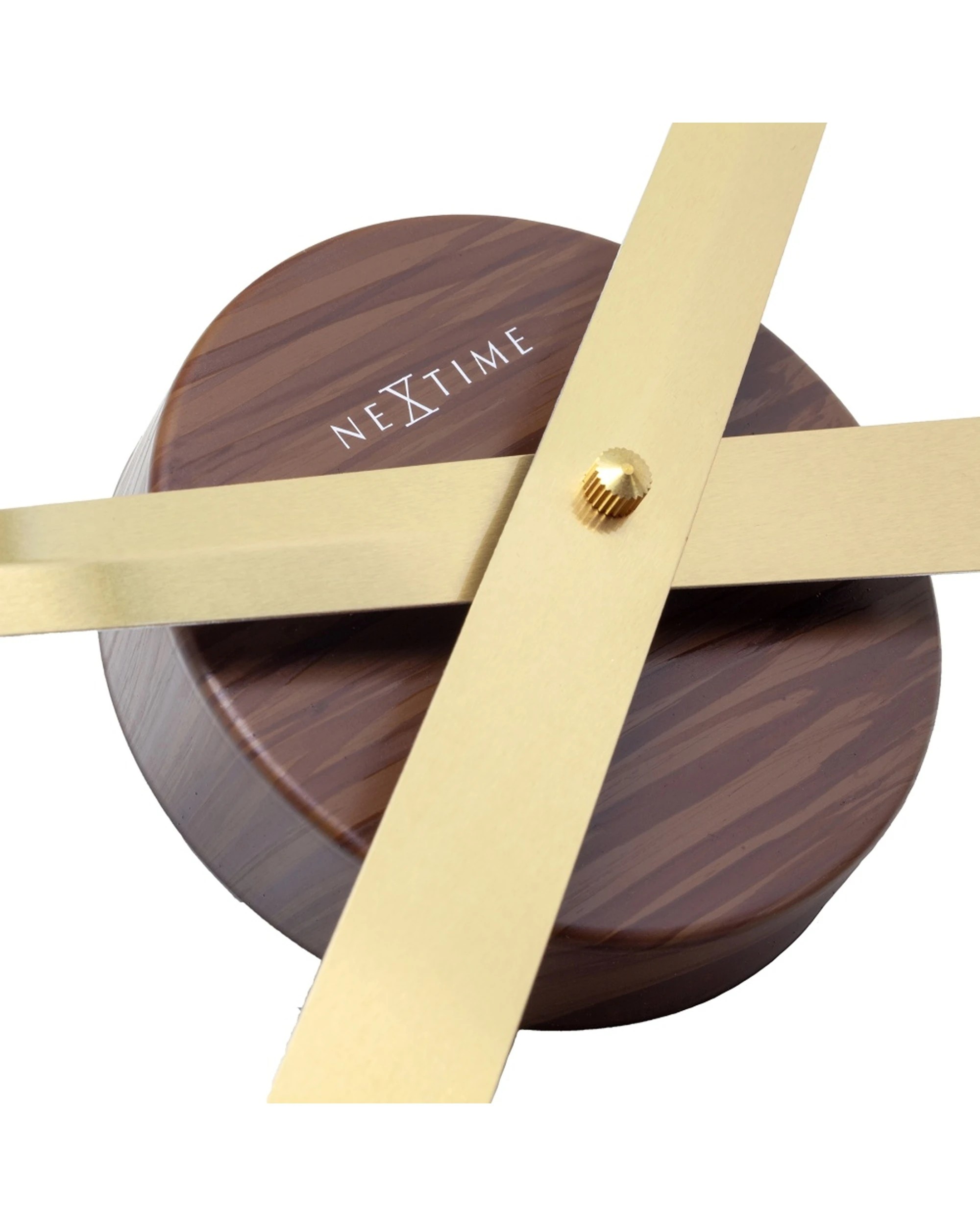 6 NeXtime Hands Wall Clock Oversized Minimalist Design 85cm Vintage - Gold, 6 of 6