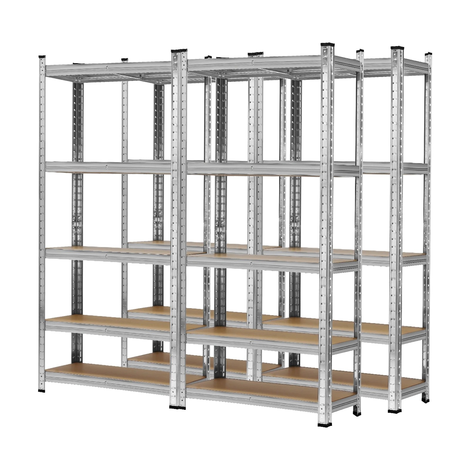 1 Sharptoo 4x1.5m Garage Shelving Shelves Warehouse Racking Storage Rack Pallet - Silver, 1 of 6