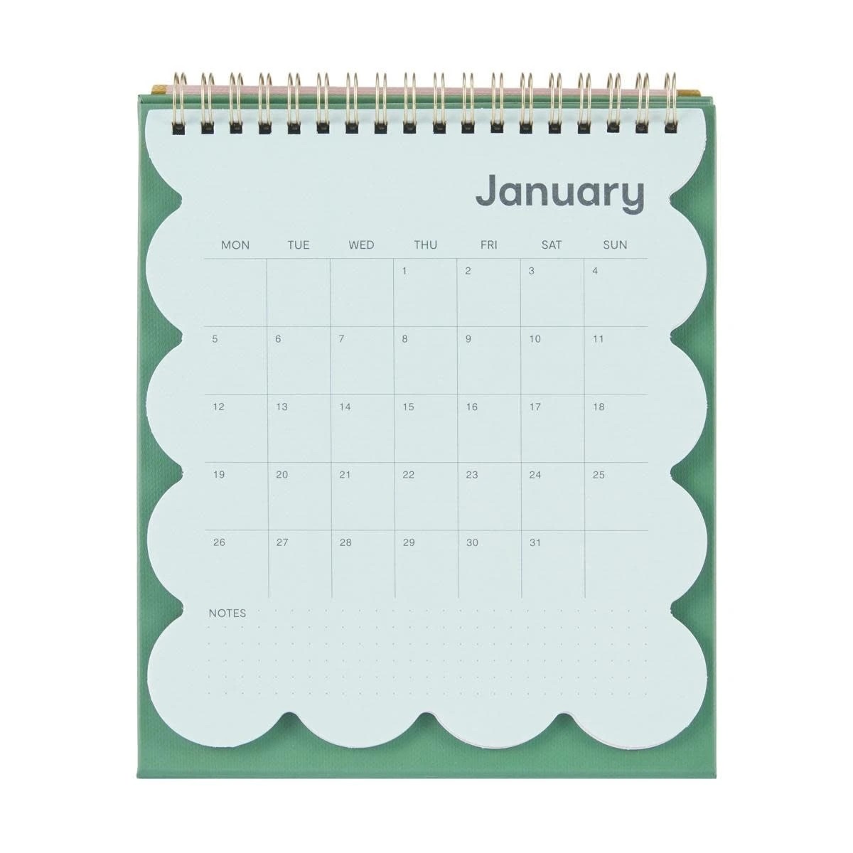 3 2026 Desk Scallop Calendar, 3 of 5