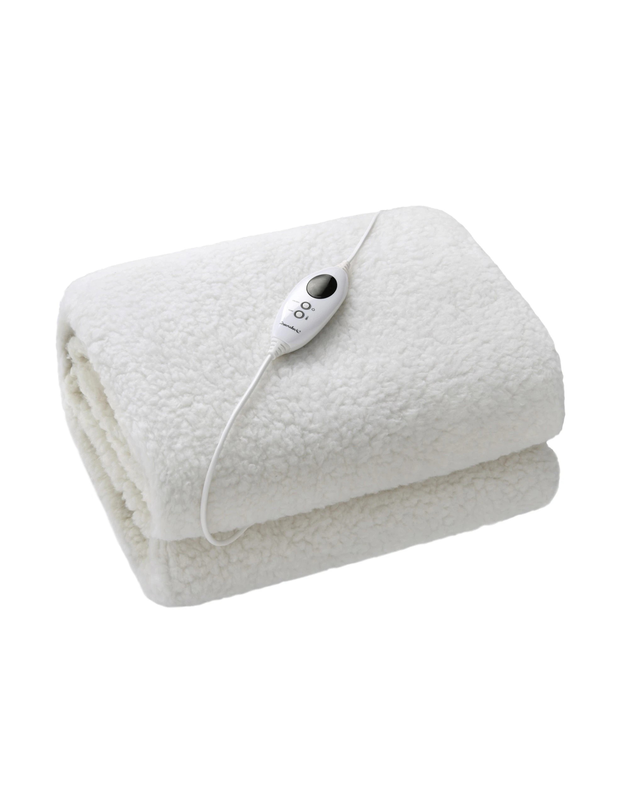 2 Dreamaker 350gsm Fleece Top Electric Blanket Long Single (Right Hand Side Controller) 203x93+50cm - White, 2 of 7