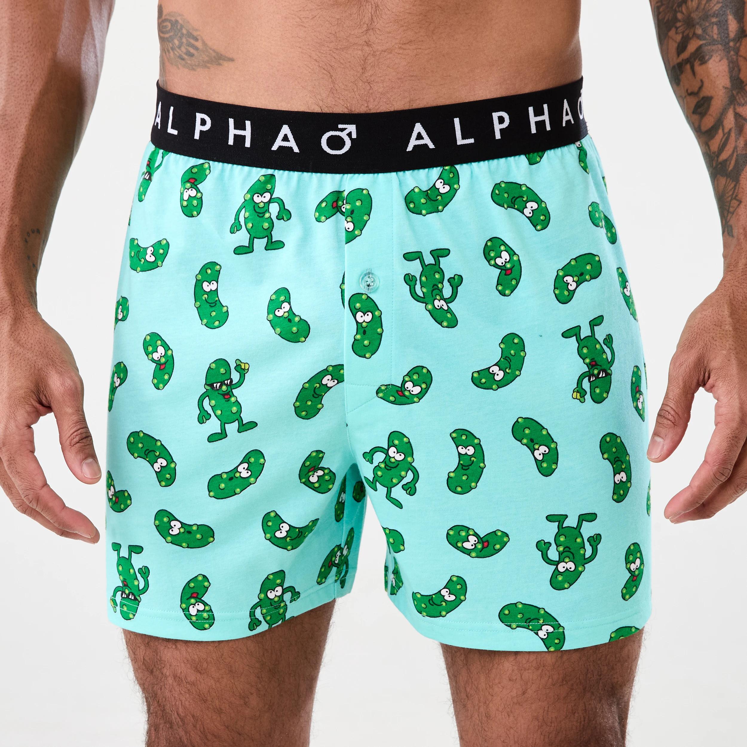 1 Printed Jersey Boxers BIG DILL, 1 of 5