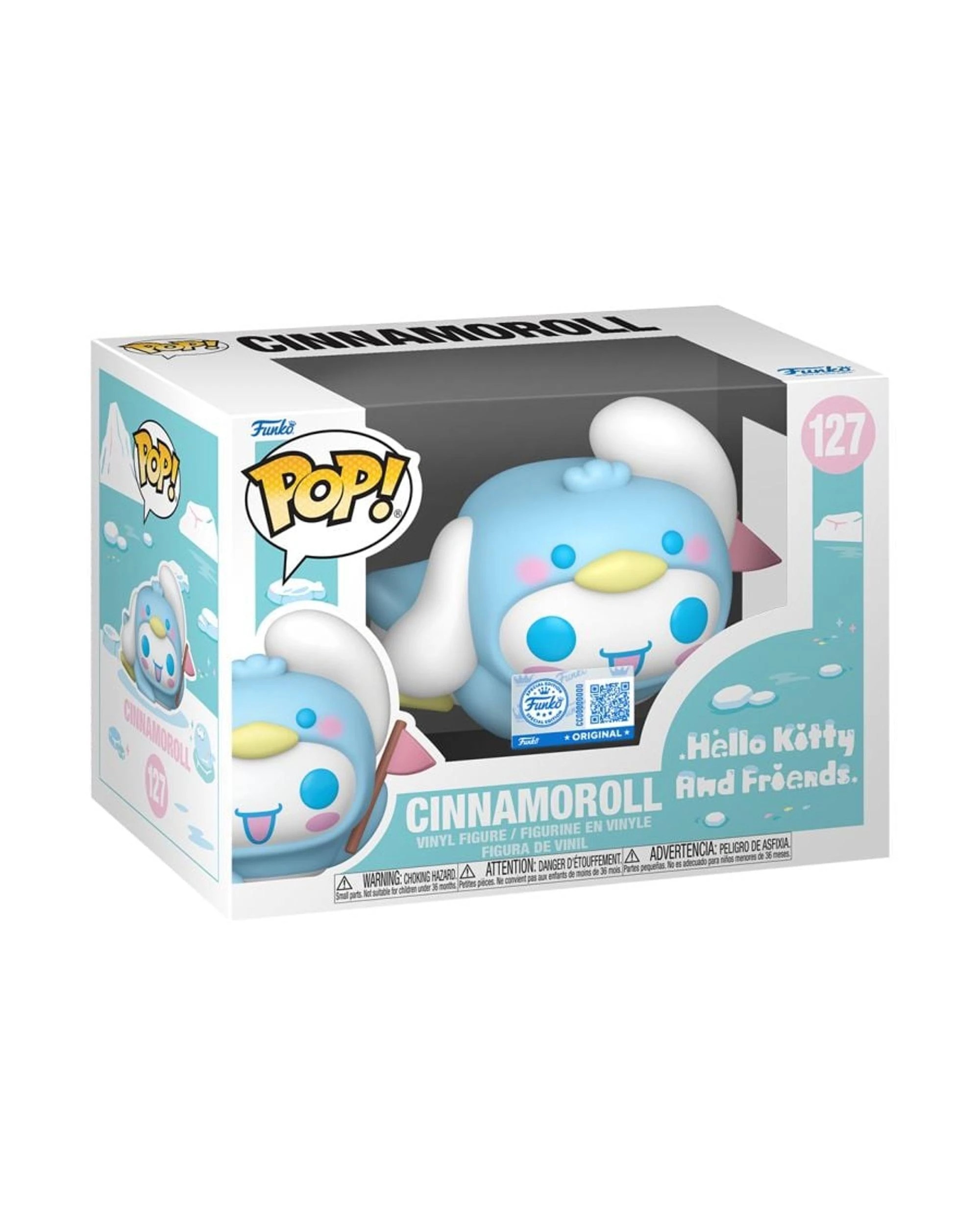 3 Hello Kitty and Friends Cinnamoroll as Penguin Funko POP! Vinyl, 3 of 3