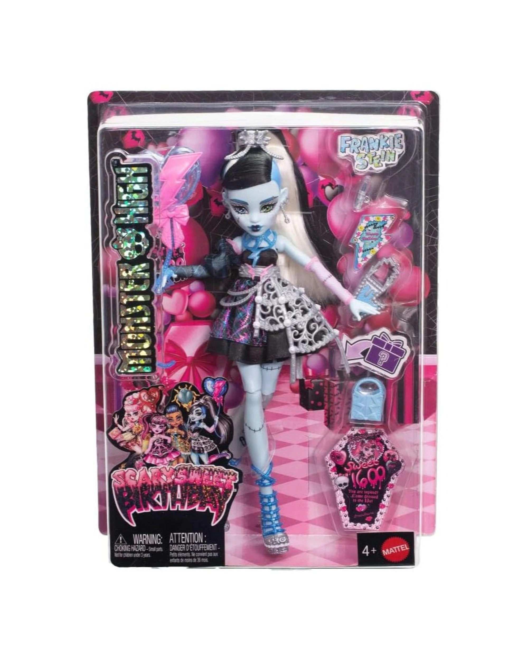 1 Monster High Scary Sweet Birthday Frankie Stein Fashion Doll, 1 of 6
