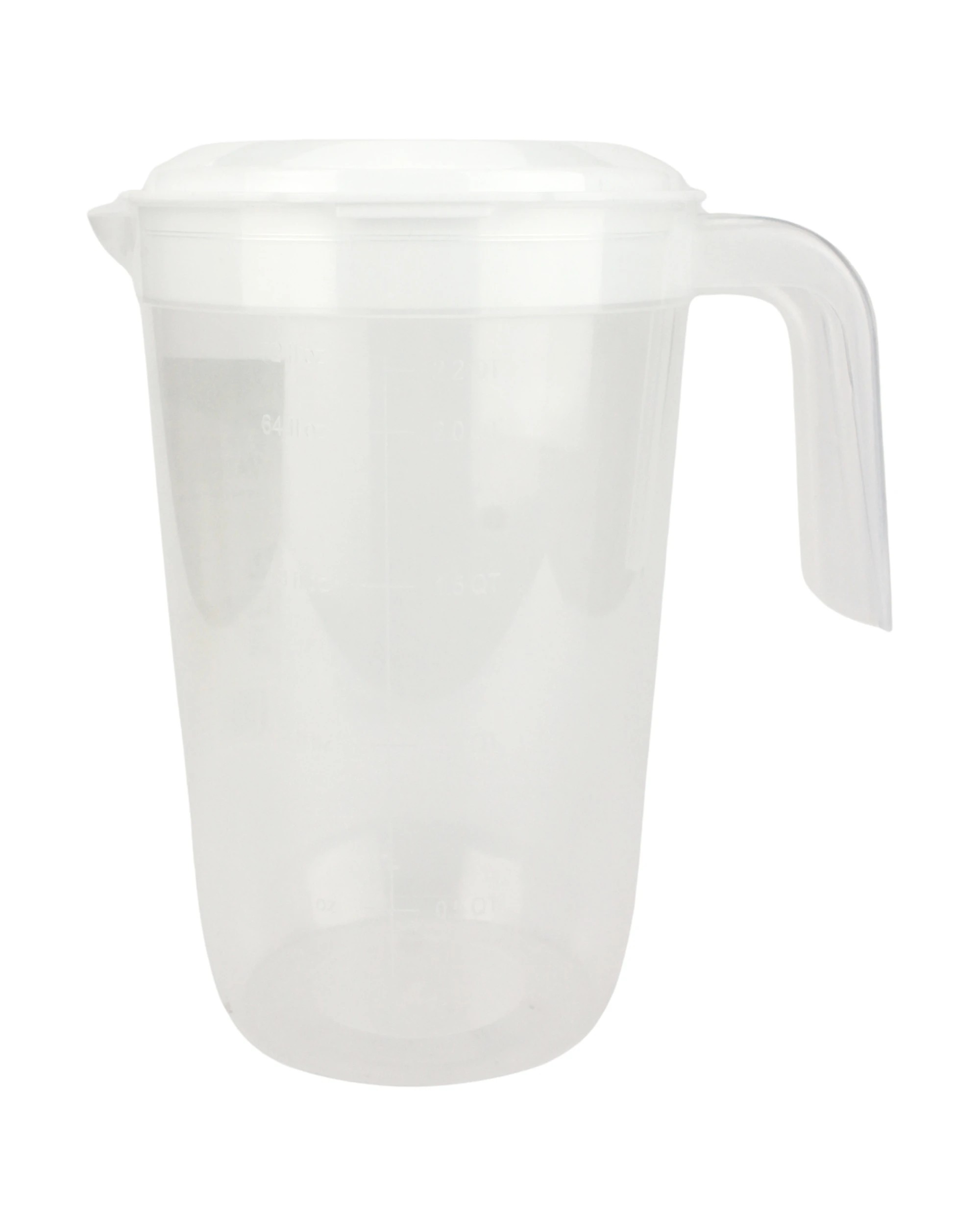 1 Spice Kitchen Clear Water Jug With Lid 2 Litre - Clear, 1 of 4
