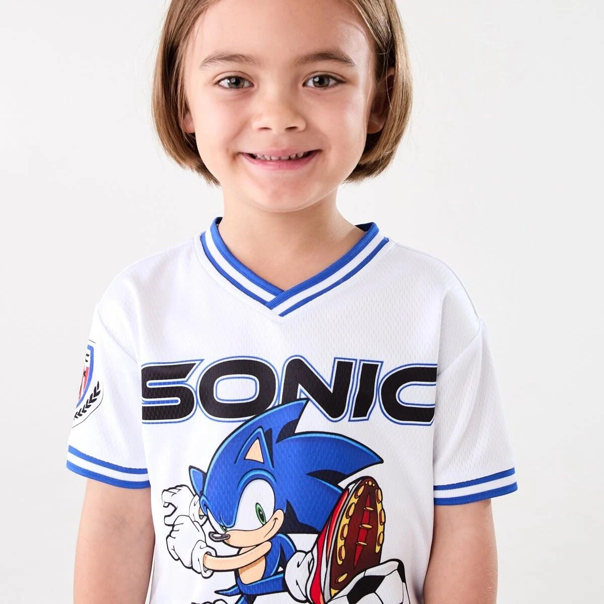 3 Oversized Sonic License Mesh T-shirt SONIC PLAYS SOCCER, 3 of 8