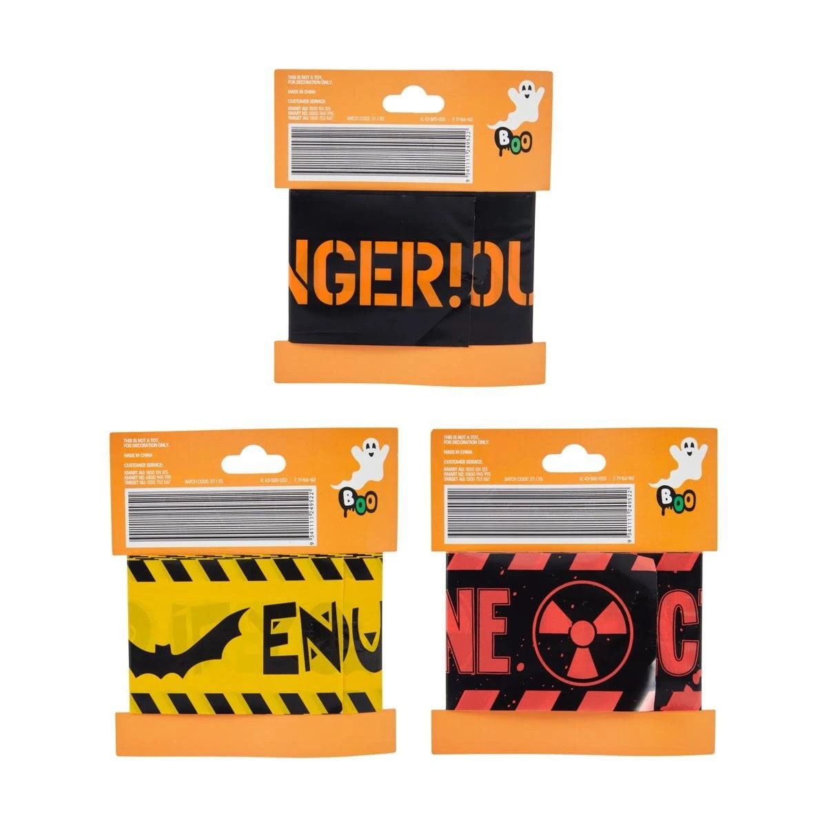 4 Caution Crime Tape - Assorted, 4 of 4