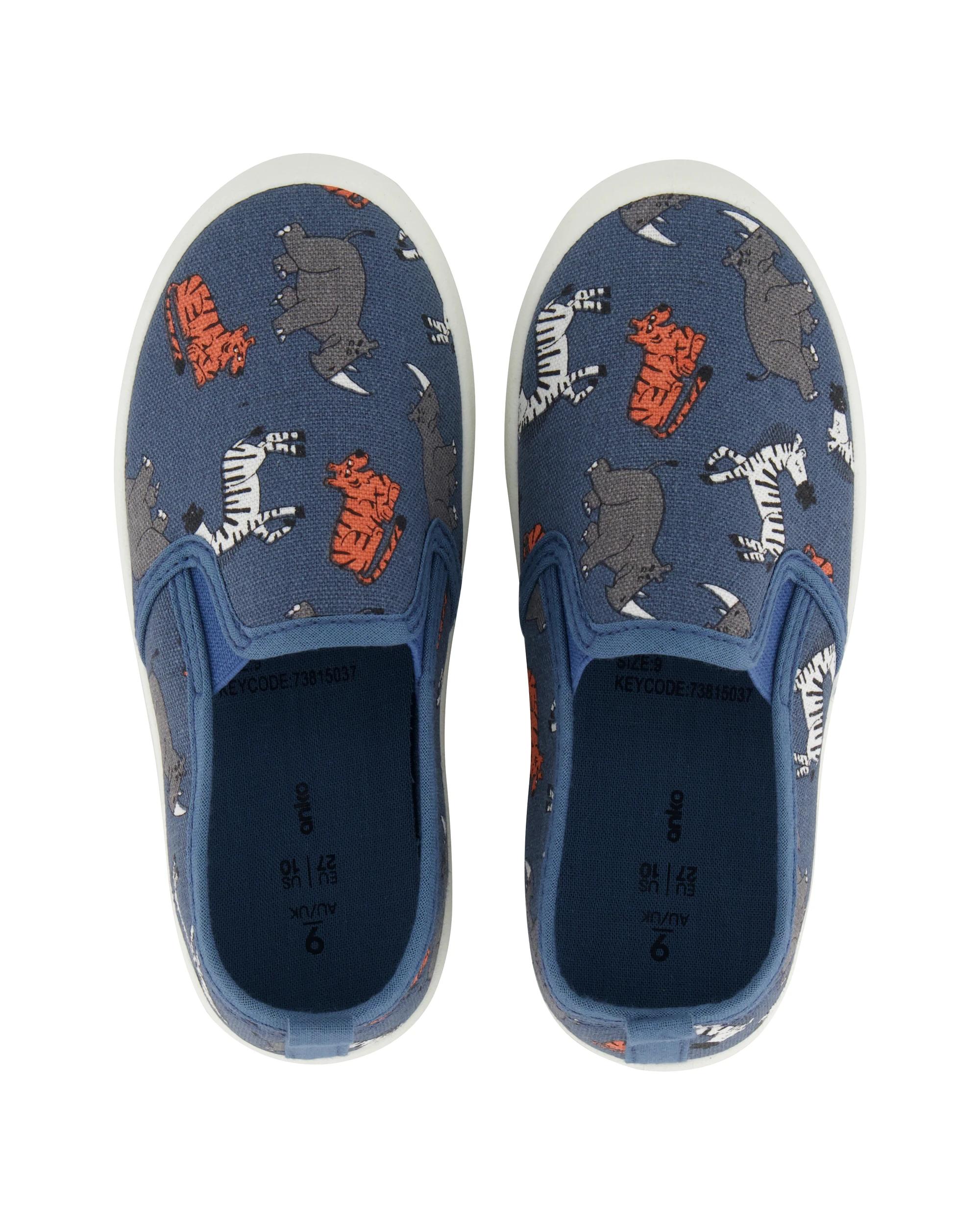 2 Junior Slip-on Canvas Shoes Safari, 2 of 5