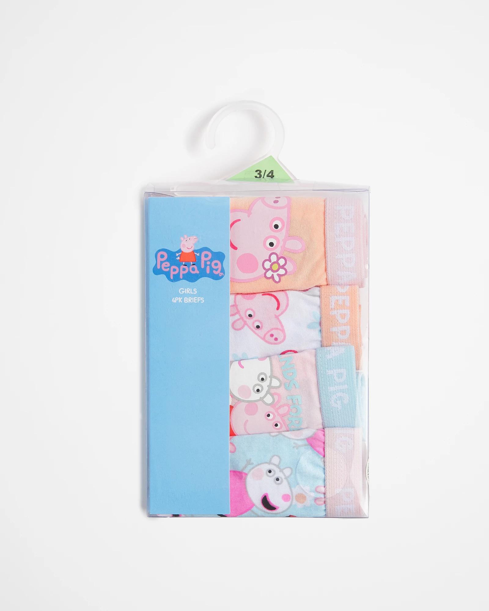 2 Peppa Pig Girls Brief 4 Pack  Gifting Set ORANGE, 2 of 2