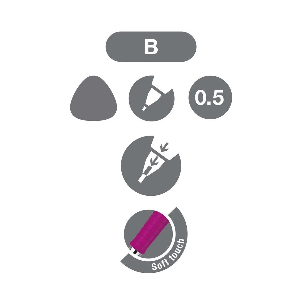 3 Faber-Castell Polymatic Mechanical Pencil 0.5mm Pink, 3 of 4