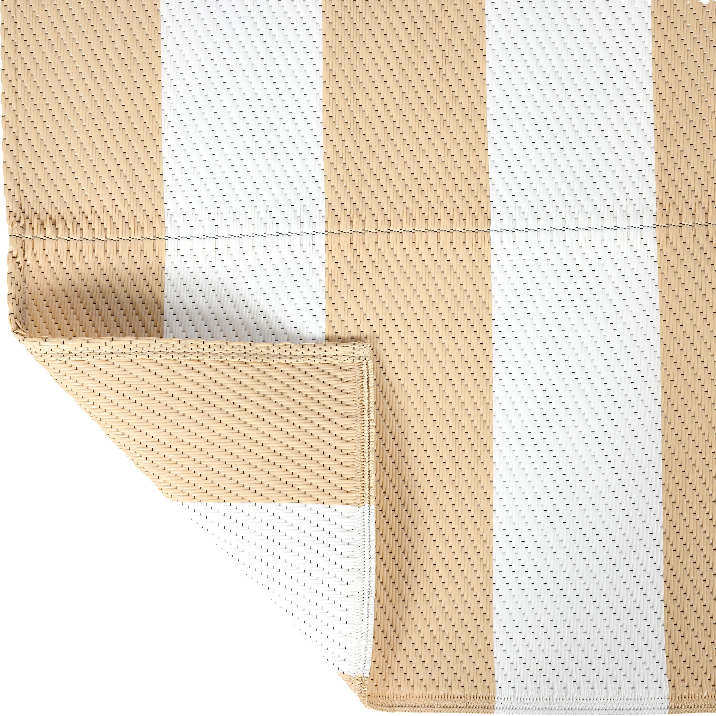 3 Stripe Woven Floor Mat, 3 of 7