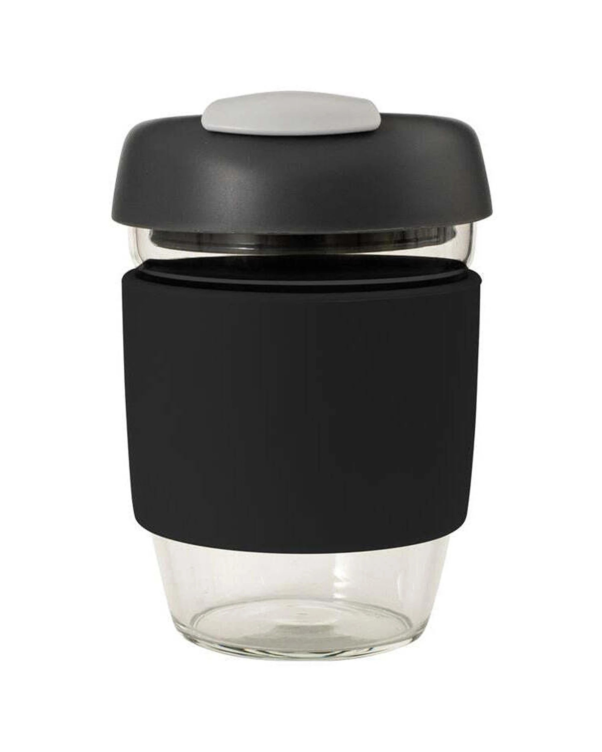 2 Avanti Gocup Reusable 355ml Borosilicate Glass Coffee Cup Splash-proof Lid, 2 of 3